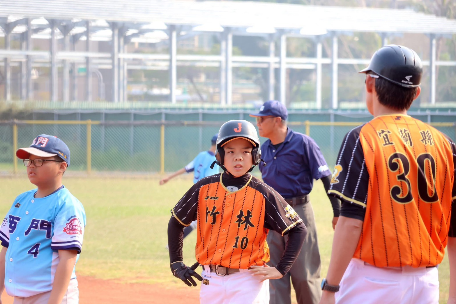 竹林第三棒張立辰單場3支3。大會提供