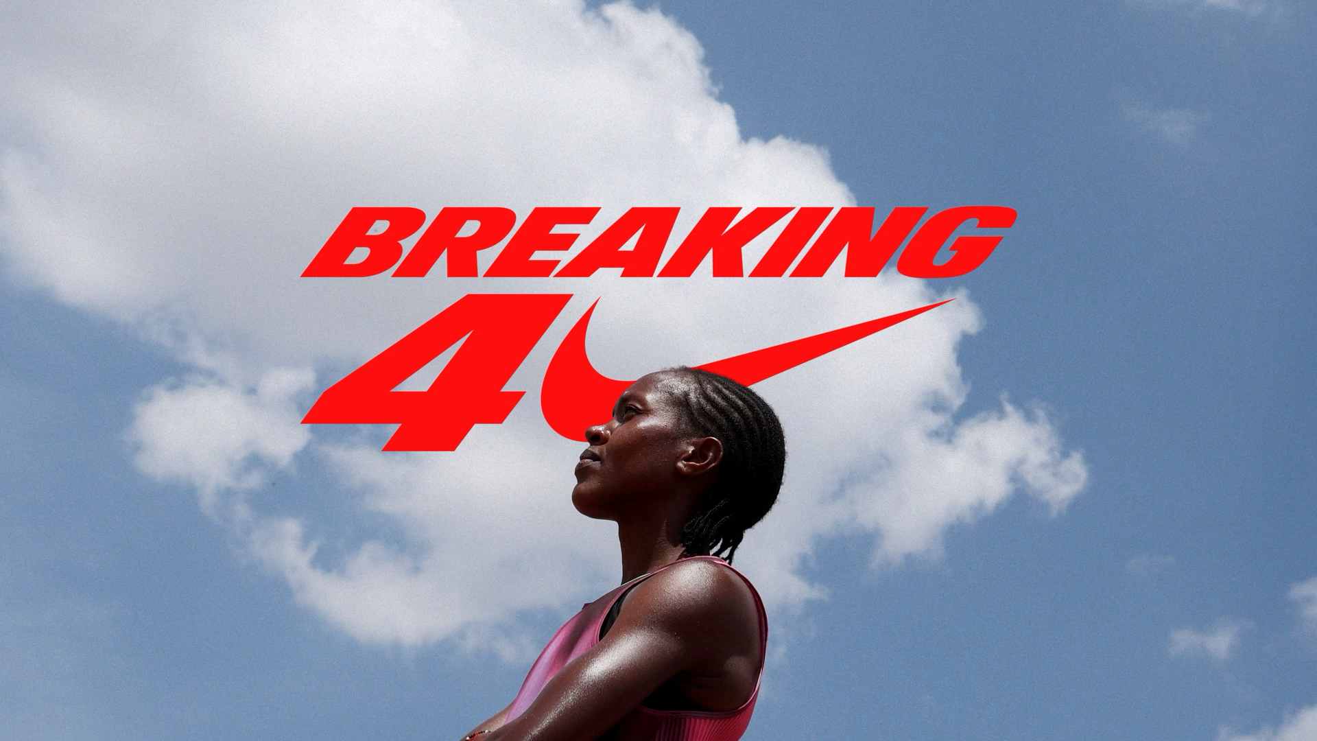 破四計劃Faith Kipyegon挑戰4分鐘一英里。Nike提供