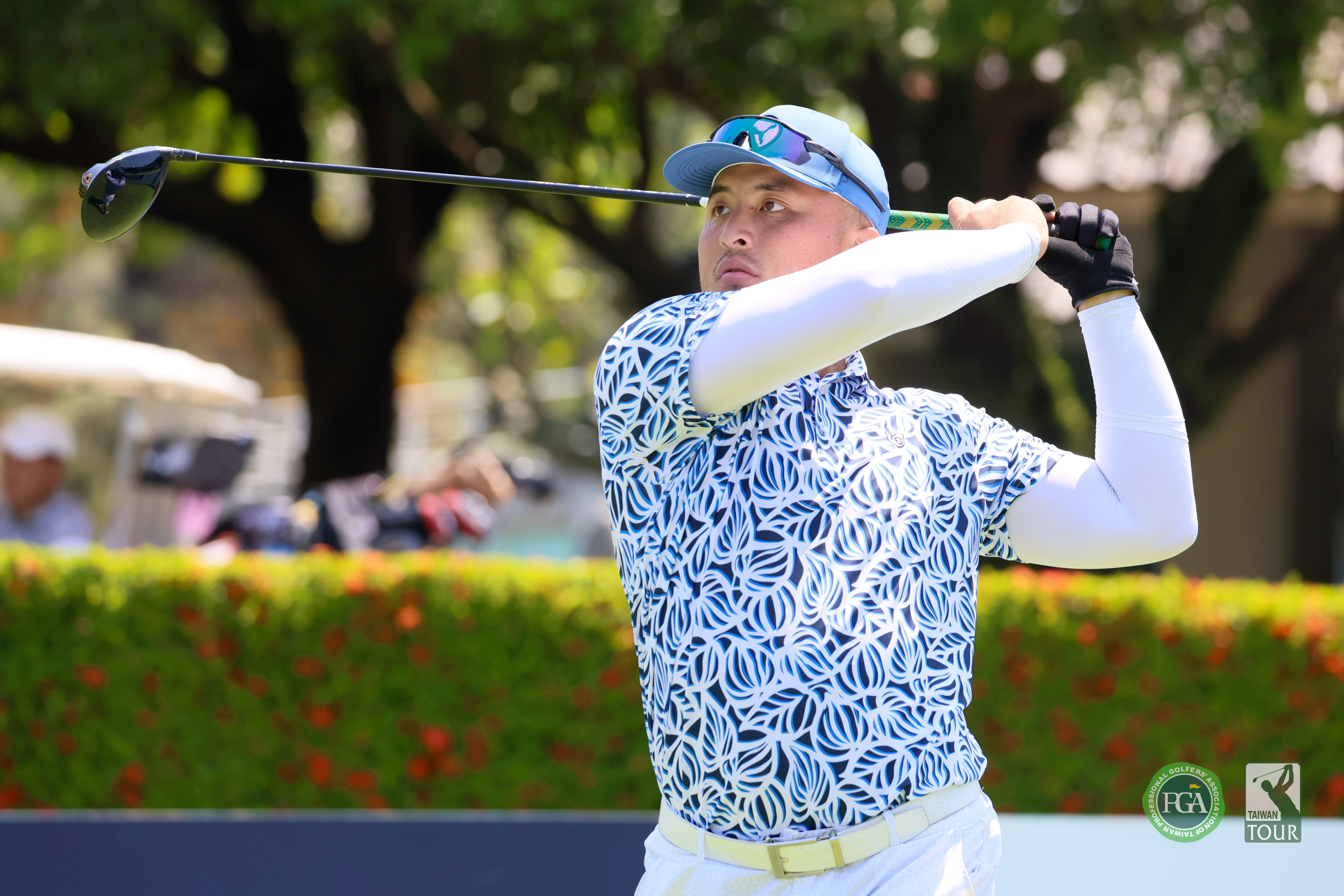 第一回合王勝暉以總桿數68桿-4暫列第三。Tpga／林聖凱攝影