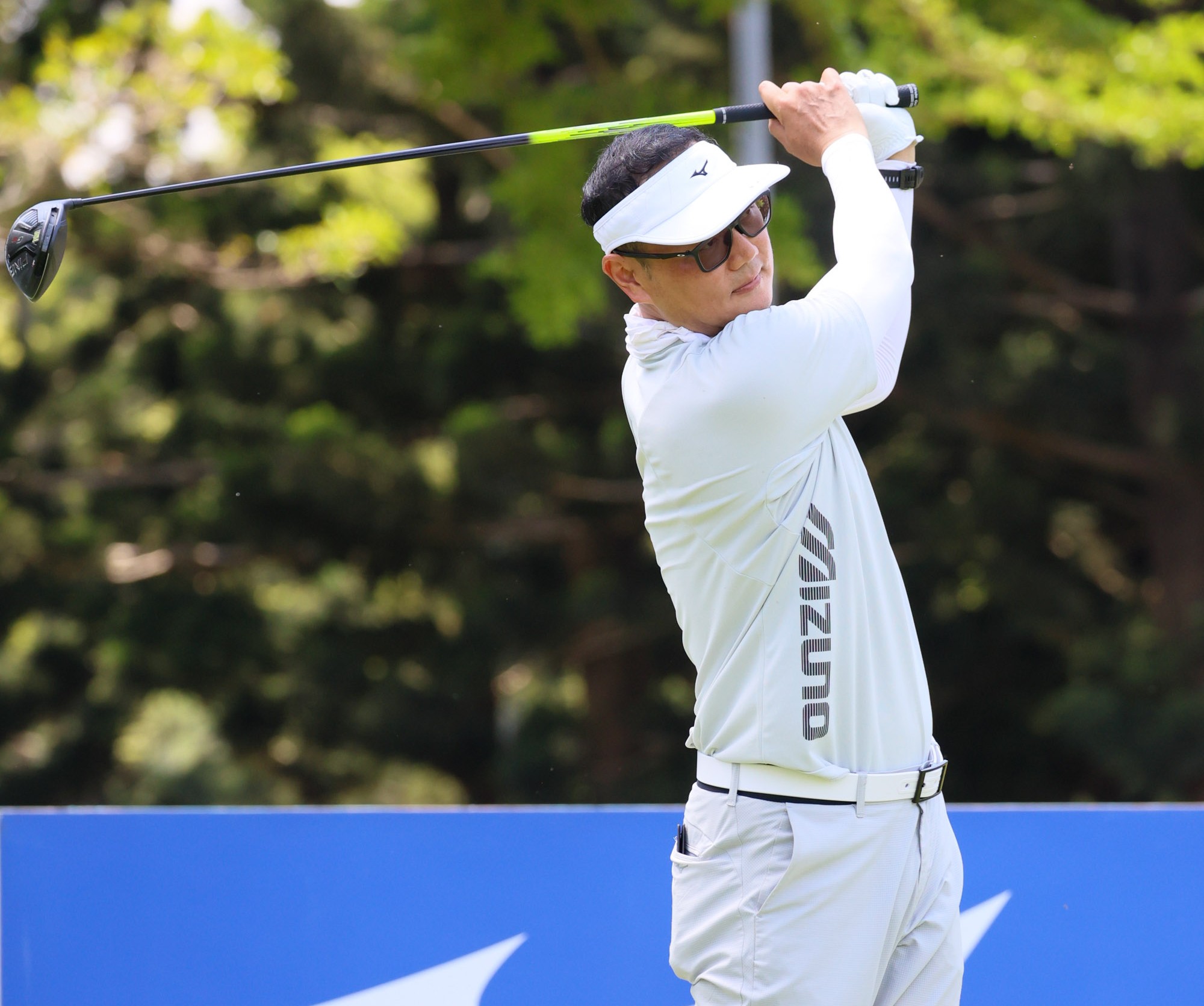 第一回合謝東宏以總桿數69桿-3暫並列第四。Tpga／林聖凱攝影