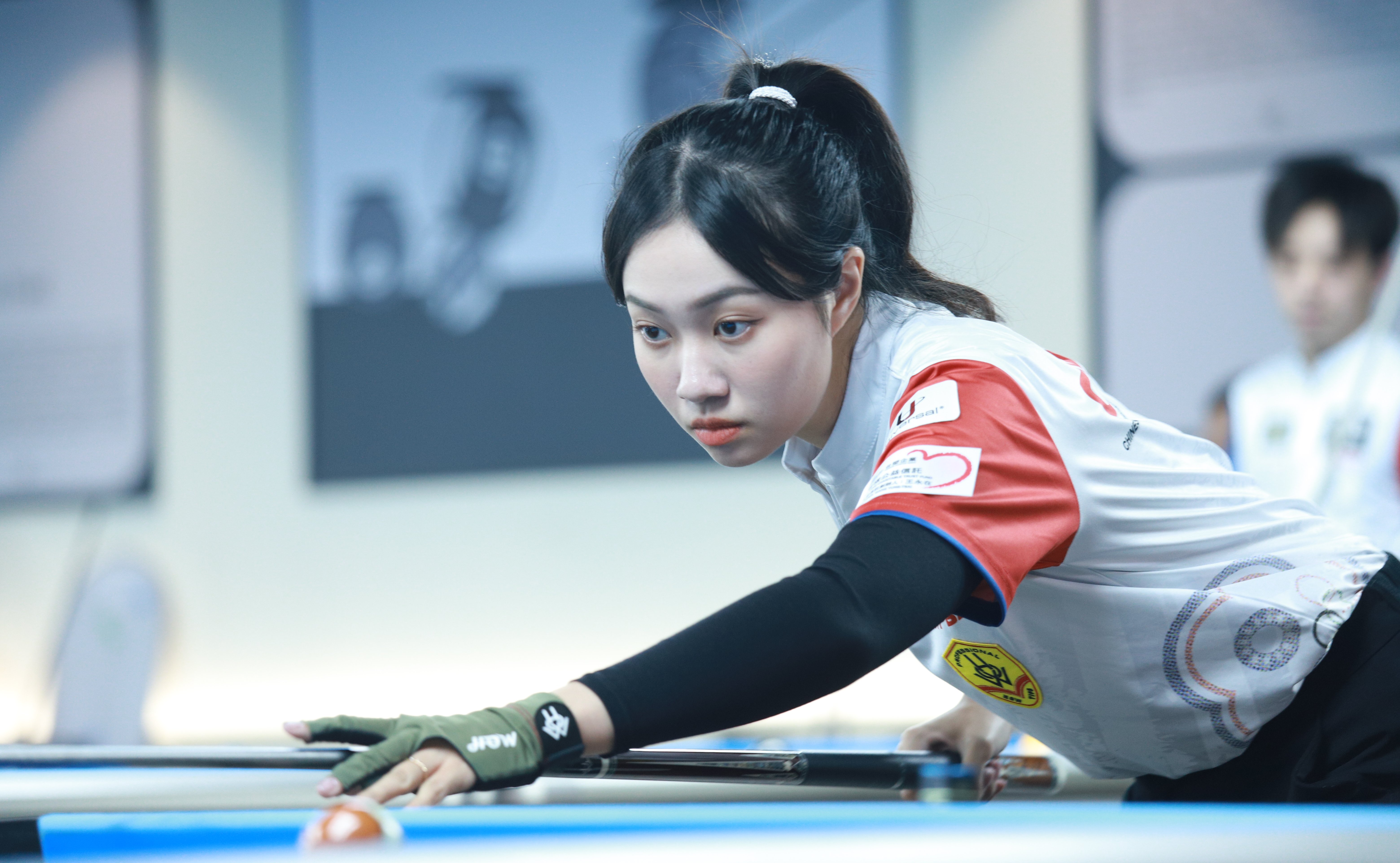 網路人氣球星江水淨日練4小時挑戰男子選手練膽量。圖片取自Ctpba