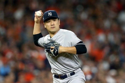 田中将大本季轉戰巨人軍，外號神之子的他自MLB洋基離隊後，在老東家樂天4個賽季發展不算順遂，合計拿下20勝。法新社