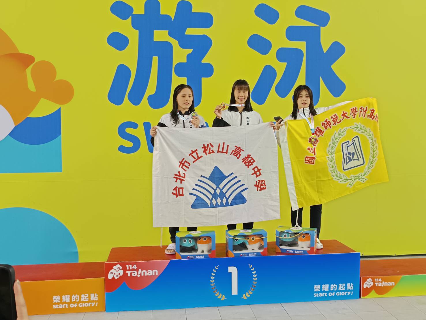 趙婕涵(中)身高也已經長到171公分。詹健全攝