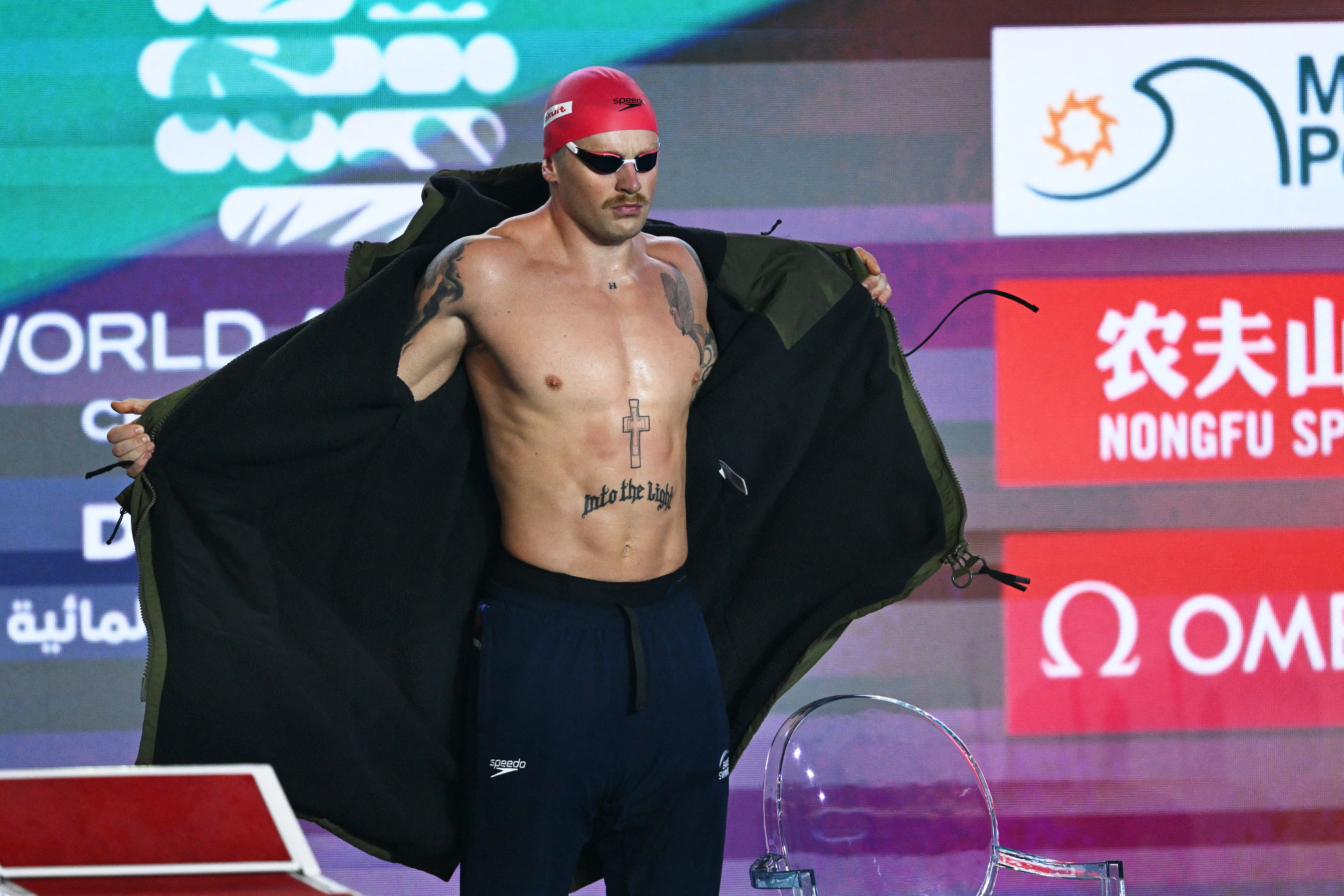 三屆奧運金牌得主、英國「蛙王」皮提（Adam Peaty）今宣布參加2028年洛杉磯奧運。法新社