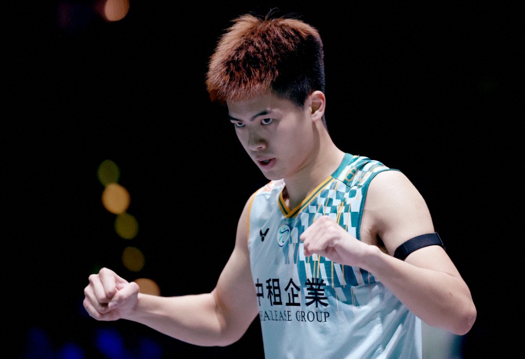 李佳豪也順利晉亞錦賽次輪。法新社