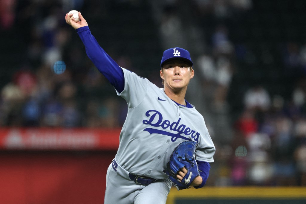 山本由伸拿下日美通算第80勝。法新社