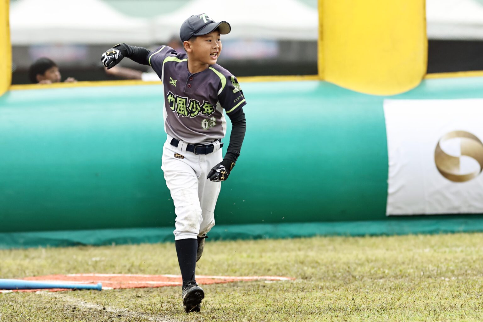 竹風少年周昕樂5戰4轟,獲選最有價值球員獎。 (圖:中華迷你棒球協會提供)