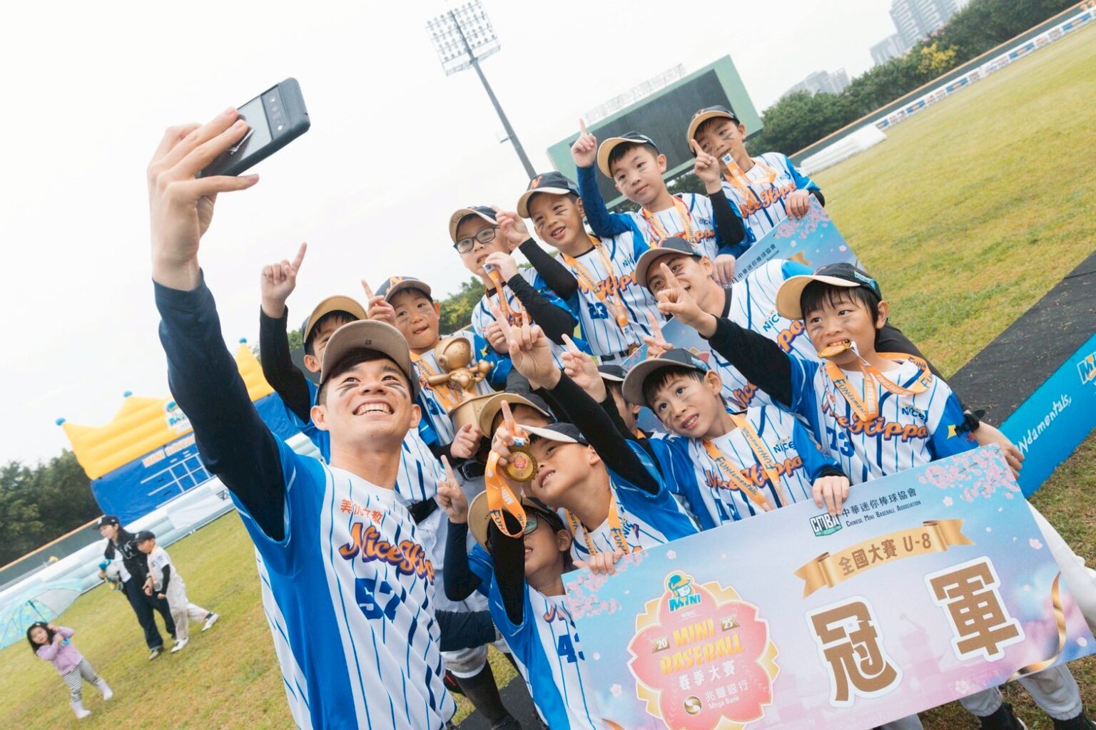 竹風少年周昕樂5戰4轟，獲選最有價值球員獎。 （圖：中華迷你棒球協會提供）