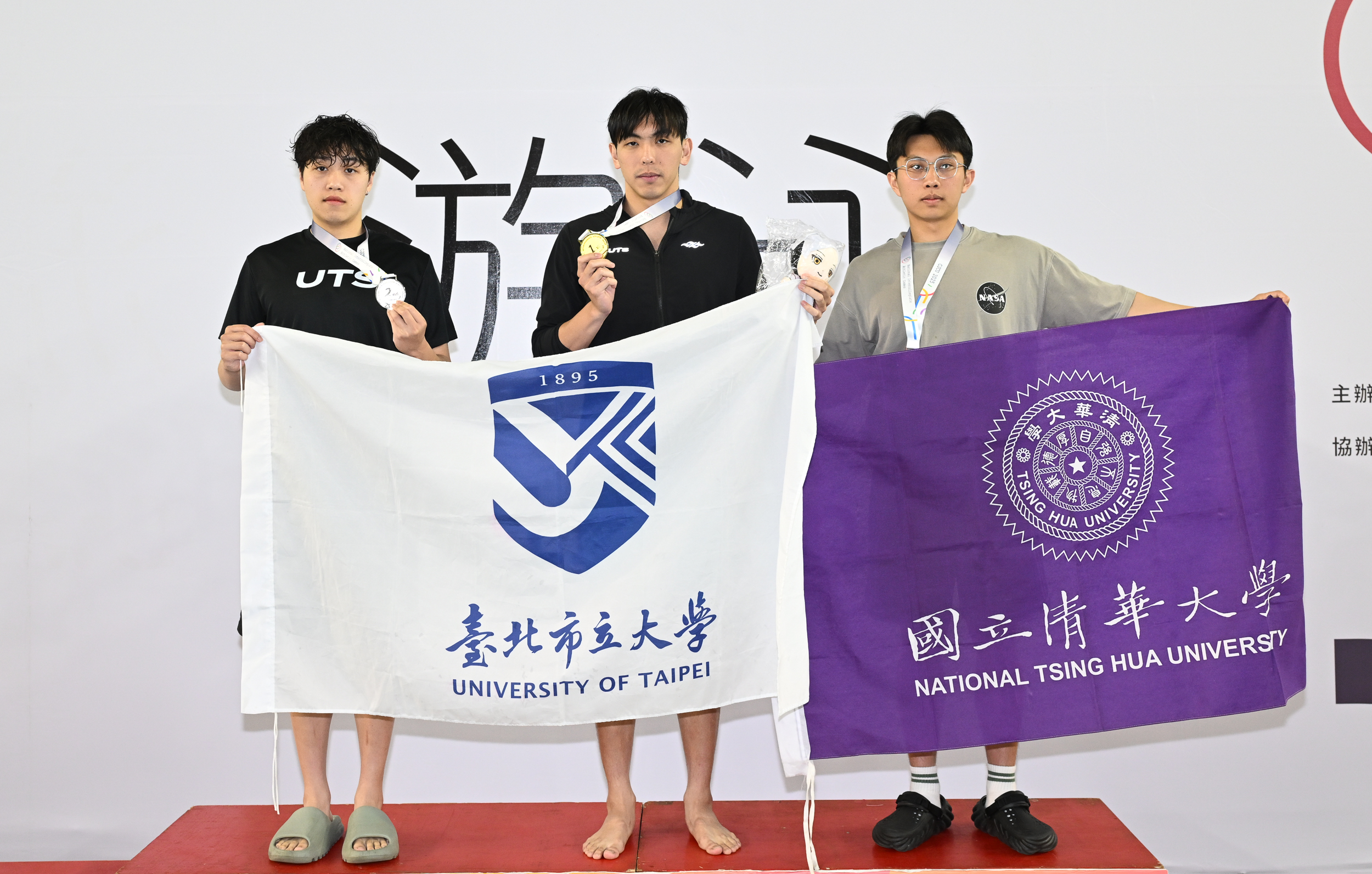 男子100仰這面金牌是莊沐倫個人第40面全大運金牌。大會提供