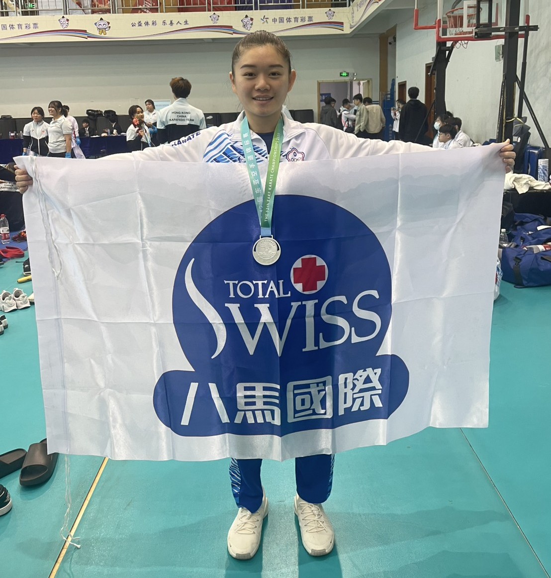 U21女子組個人型銀牌鍾昀紜。八馬國際提供