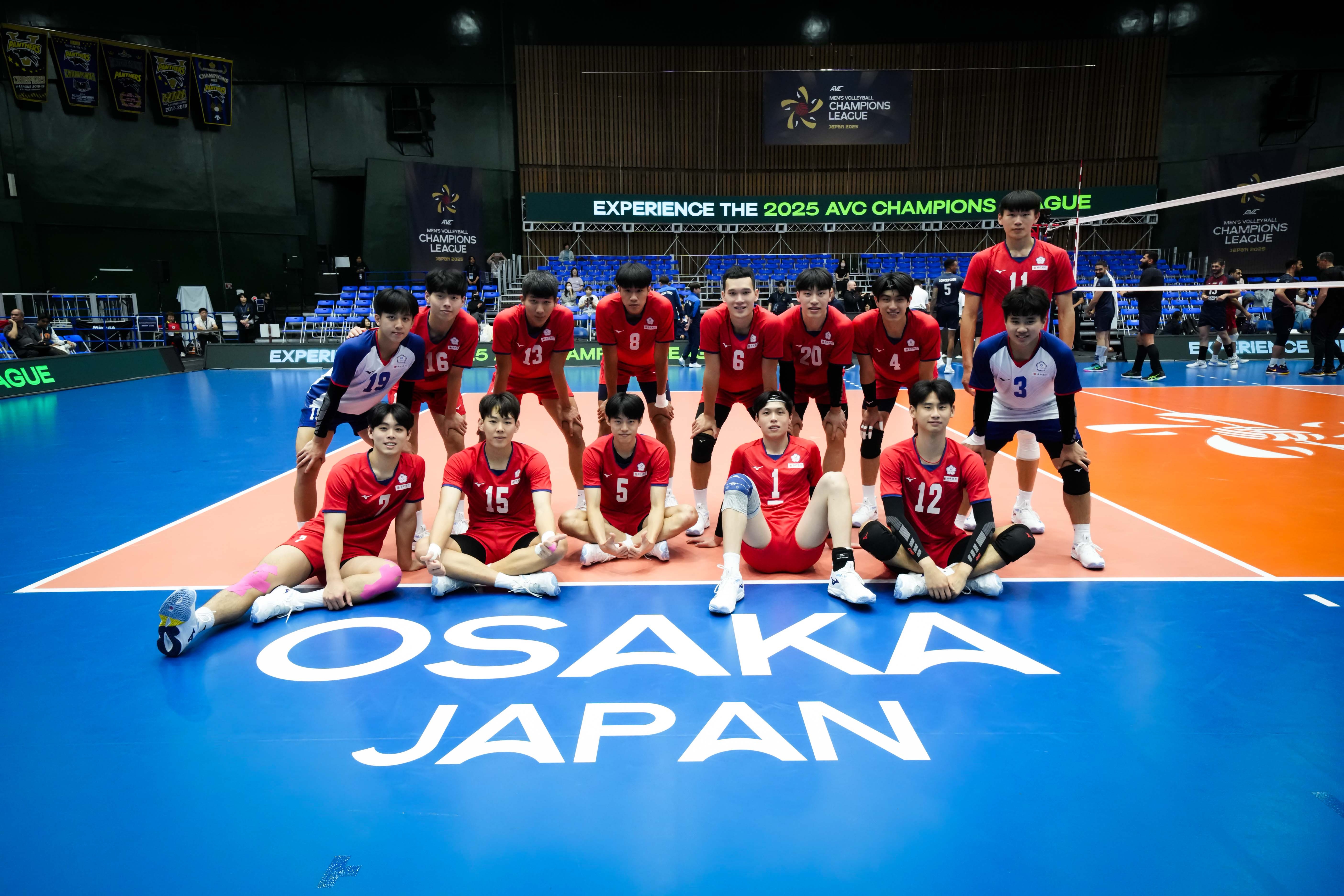 世大運男排小將經驗值滿滿。AVC提供