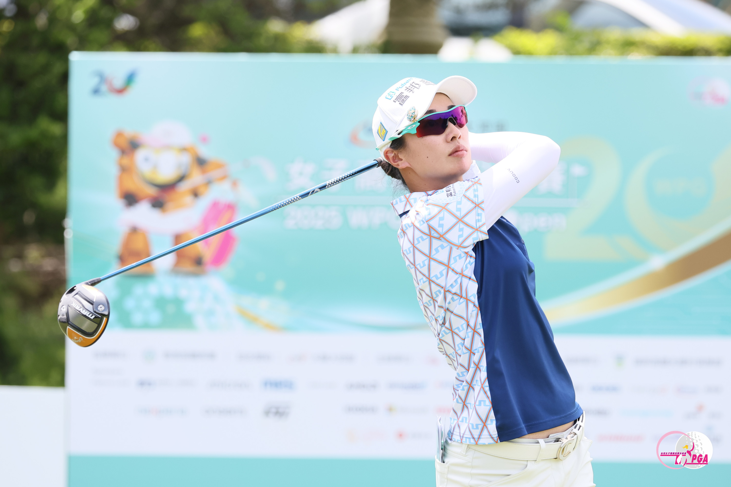 姚宣榆以三回合總桿低於標準桿7桿的209桿暫並列第二。Tlpga提供／葉勇宏攝
