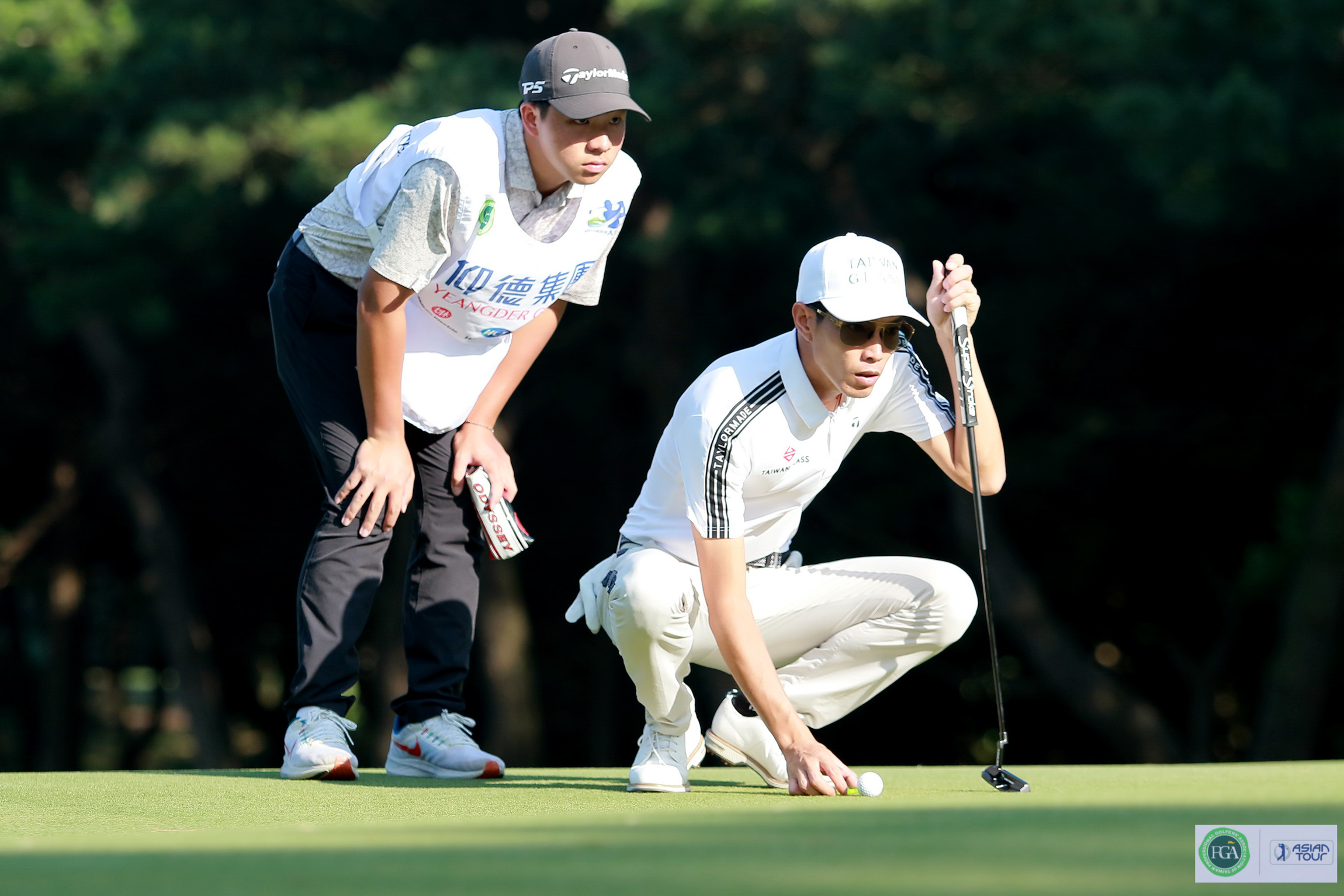 第二回合張緯綸68.67兩天以-9暫並列第二。鍾豐榮攝