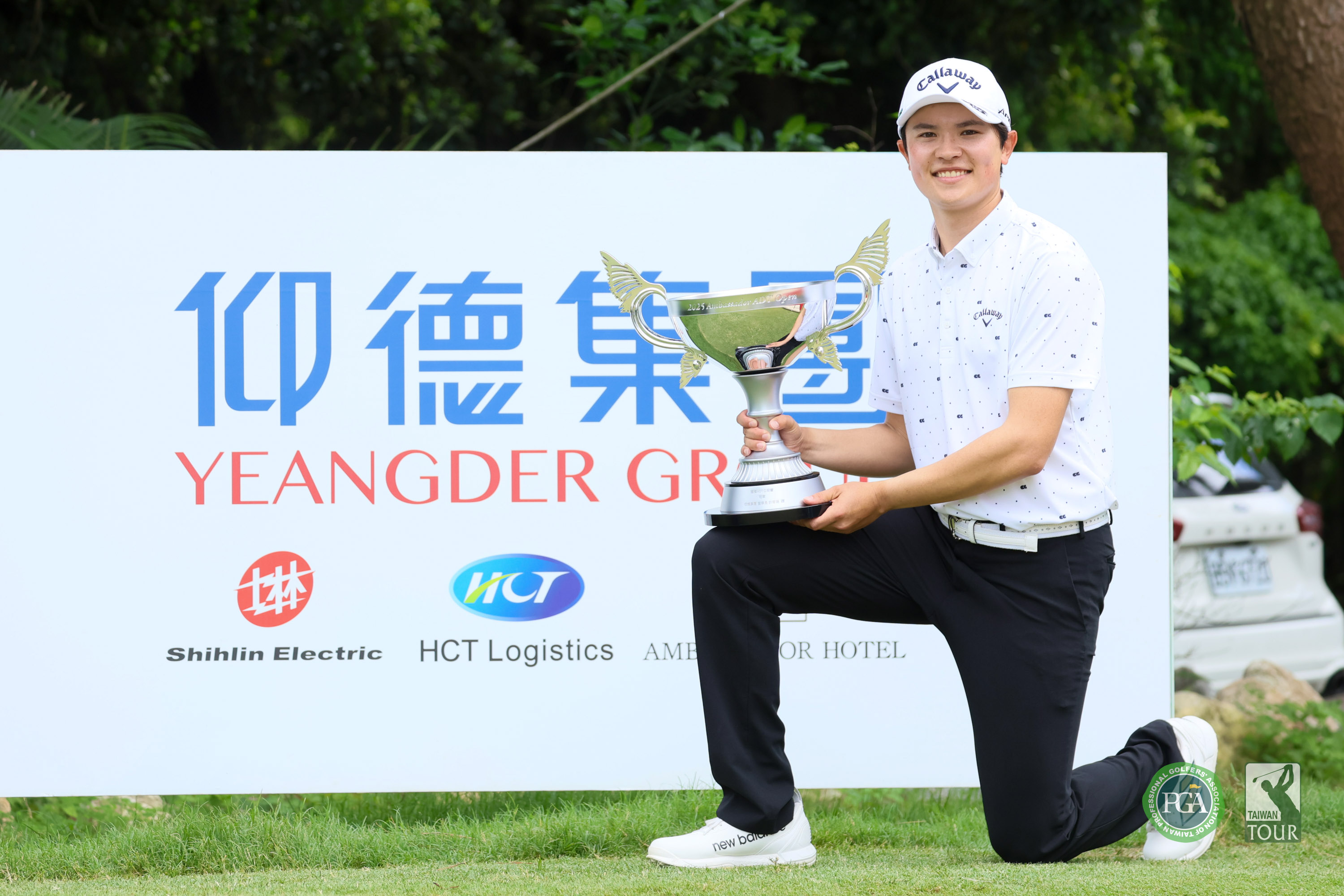 義大利選手加布里埃爾德巴爾巴4度延長賽後奪下職業生涯首冠。Tpga／林聖凱攝