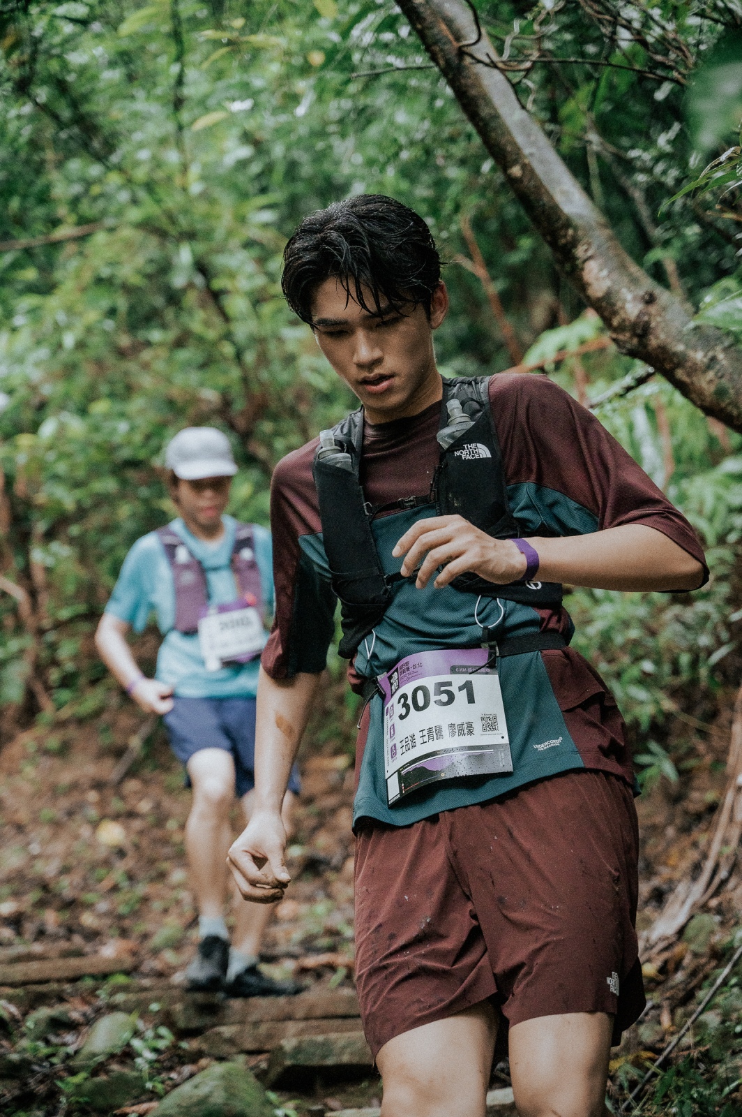 運動全能新生代演員王品澔越野跑初體驗。大會提供