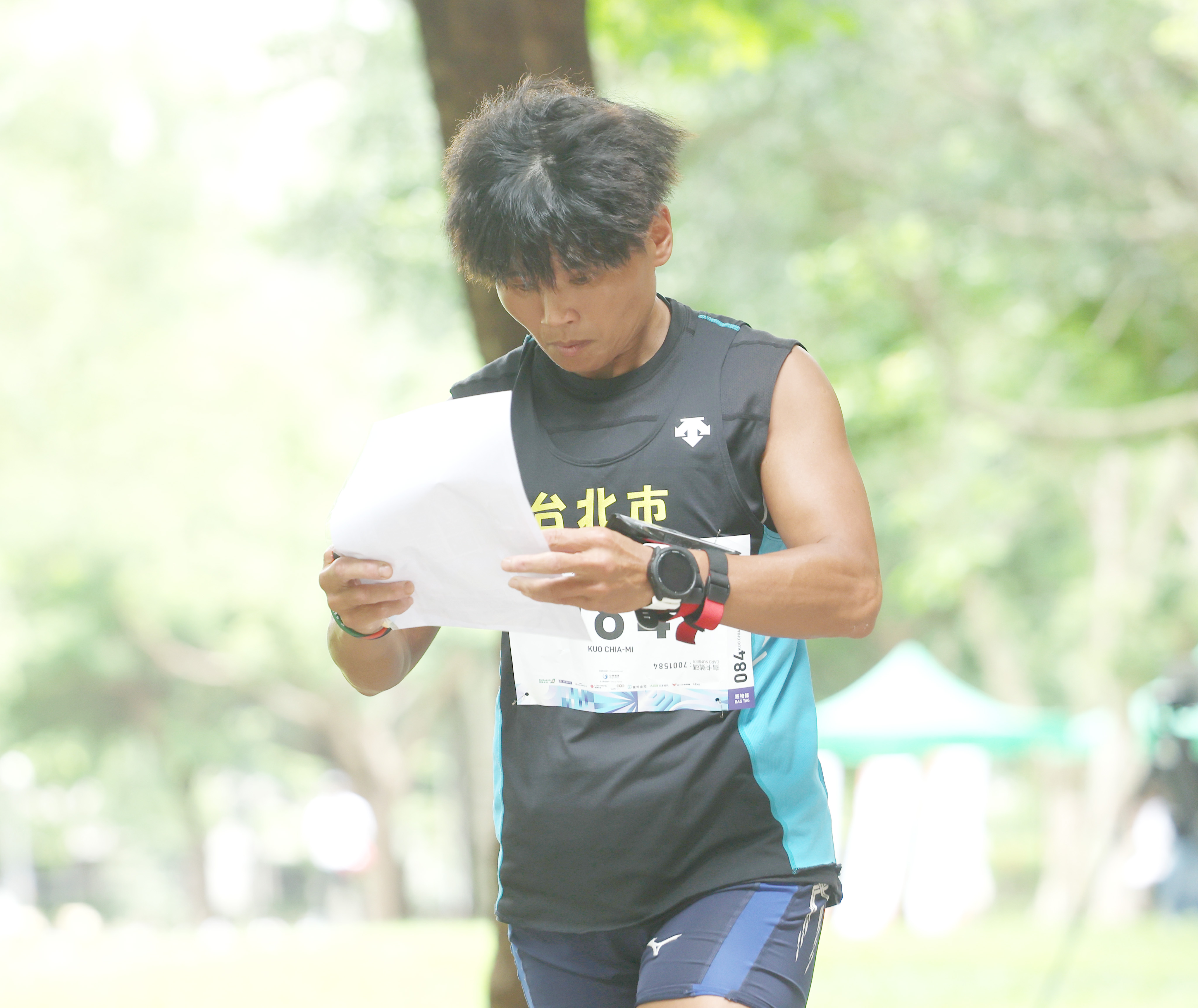 「鐵娘子」郭嘉秘曾獲得2009年臺北聽障奧運定向越野金牌。大會提供