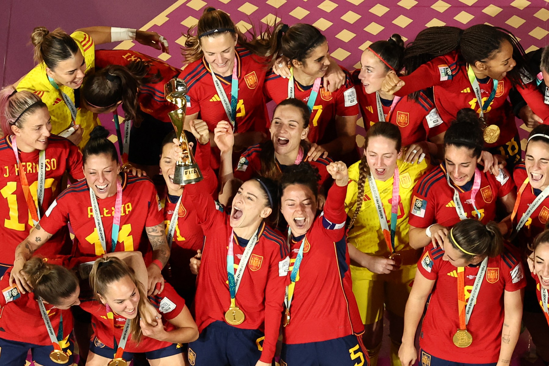 2023年女足世界盃由西班牙封后。法新社