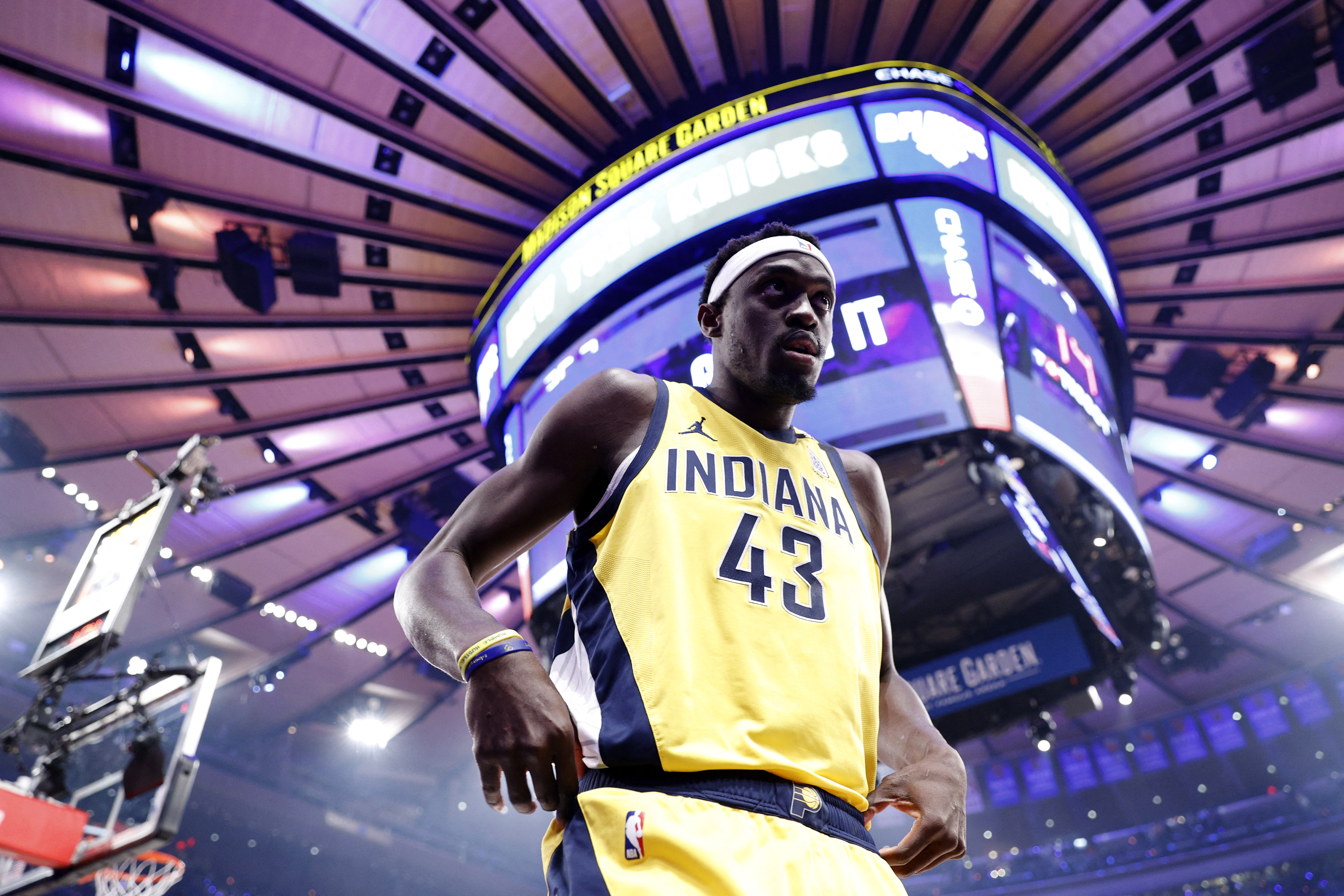 第2戰溜馬席亞康(Pascal Siakam)全場39分。法新社