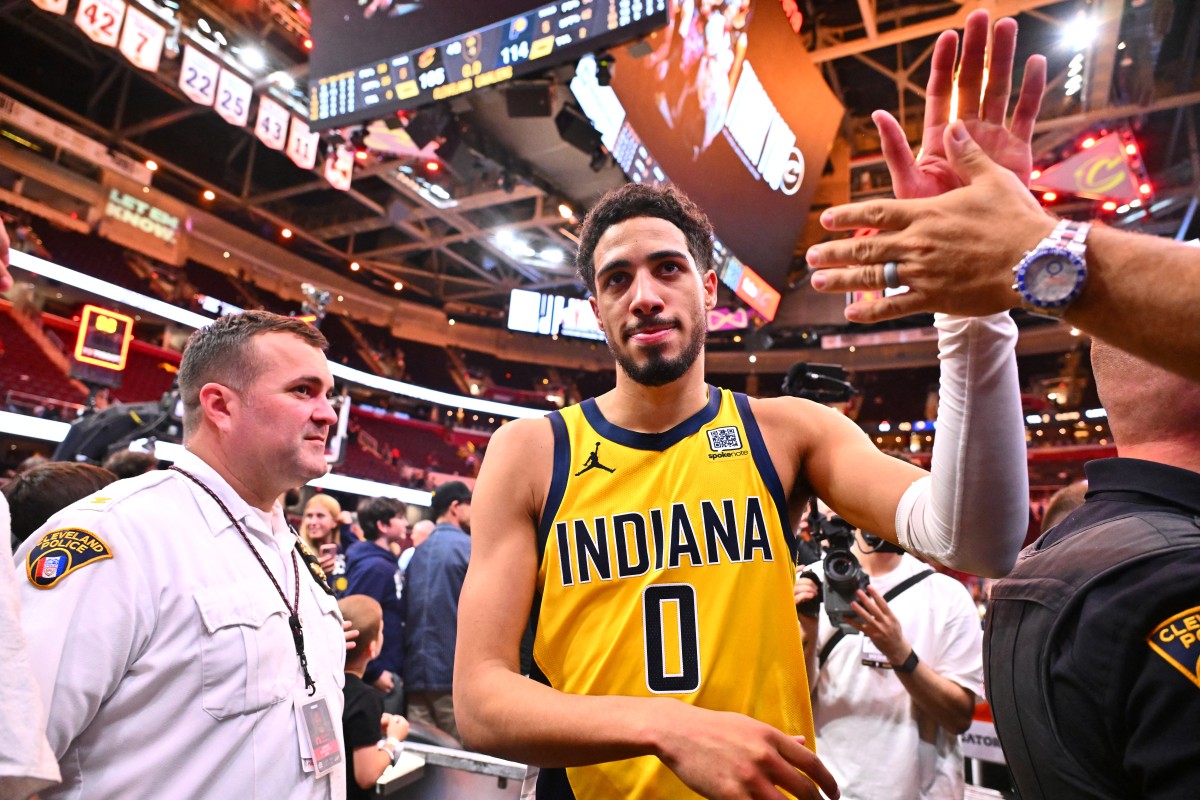 溜馬靠著當家主控哈里伯頓(Tyrese Haliburton)成關鍵球星。法新社