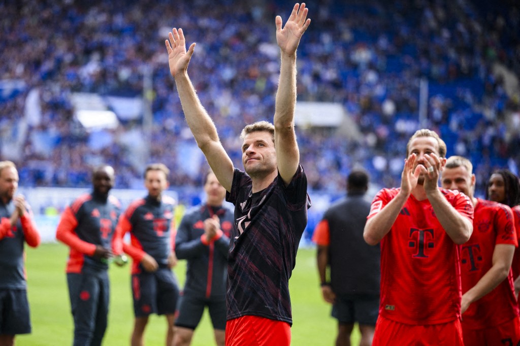 35歲傳奇穆勒(Thomas Müller)身披拜仁戰袍的最後一戰。法新社
