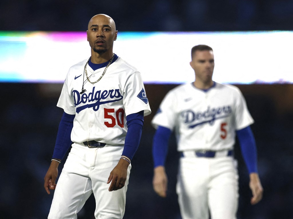 洛杉磯道奇球星福里曼(Freddie Freeman)。法新社