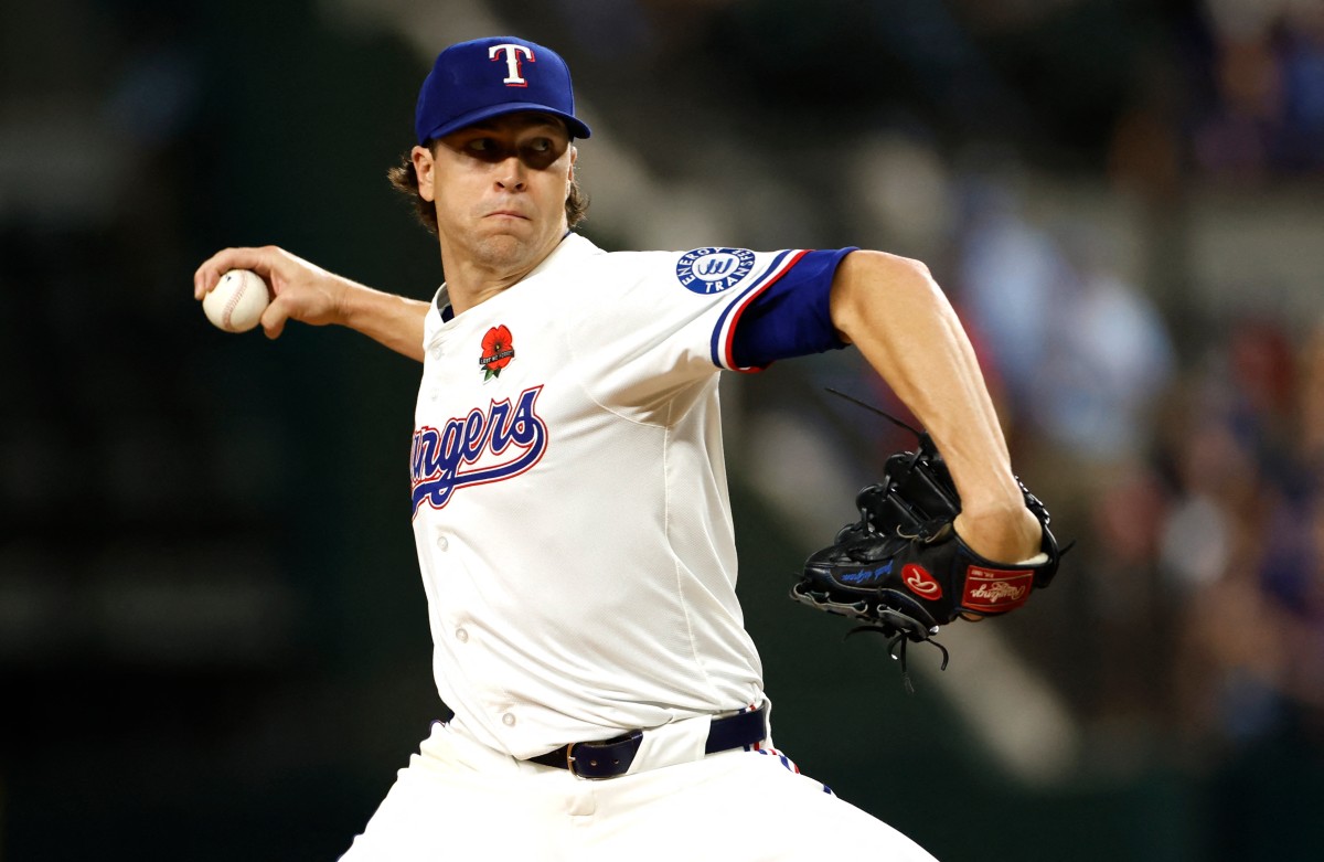德州遊騎兵迪格隆（Jacob deGrom）今繳出5.1局失2分好投=方號號 法新社