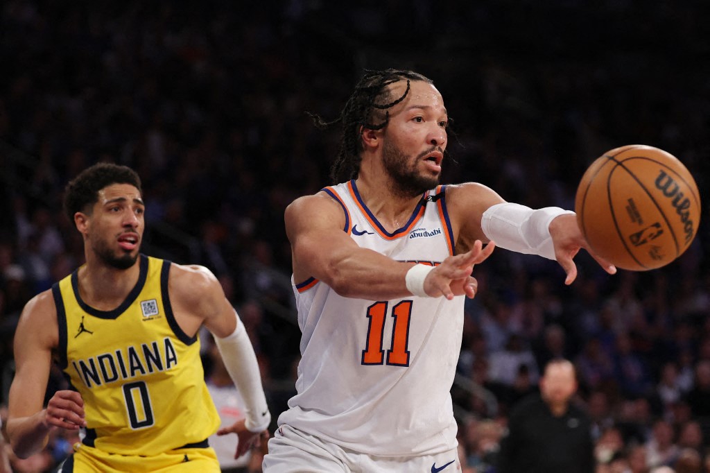 布朗森(Jalen Brunson)一戰封神。法新社