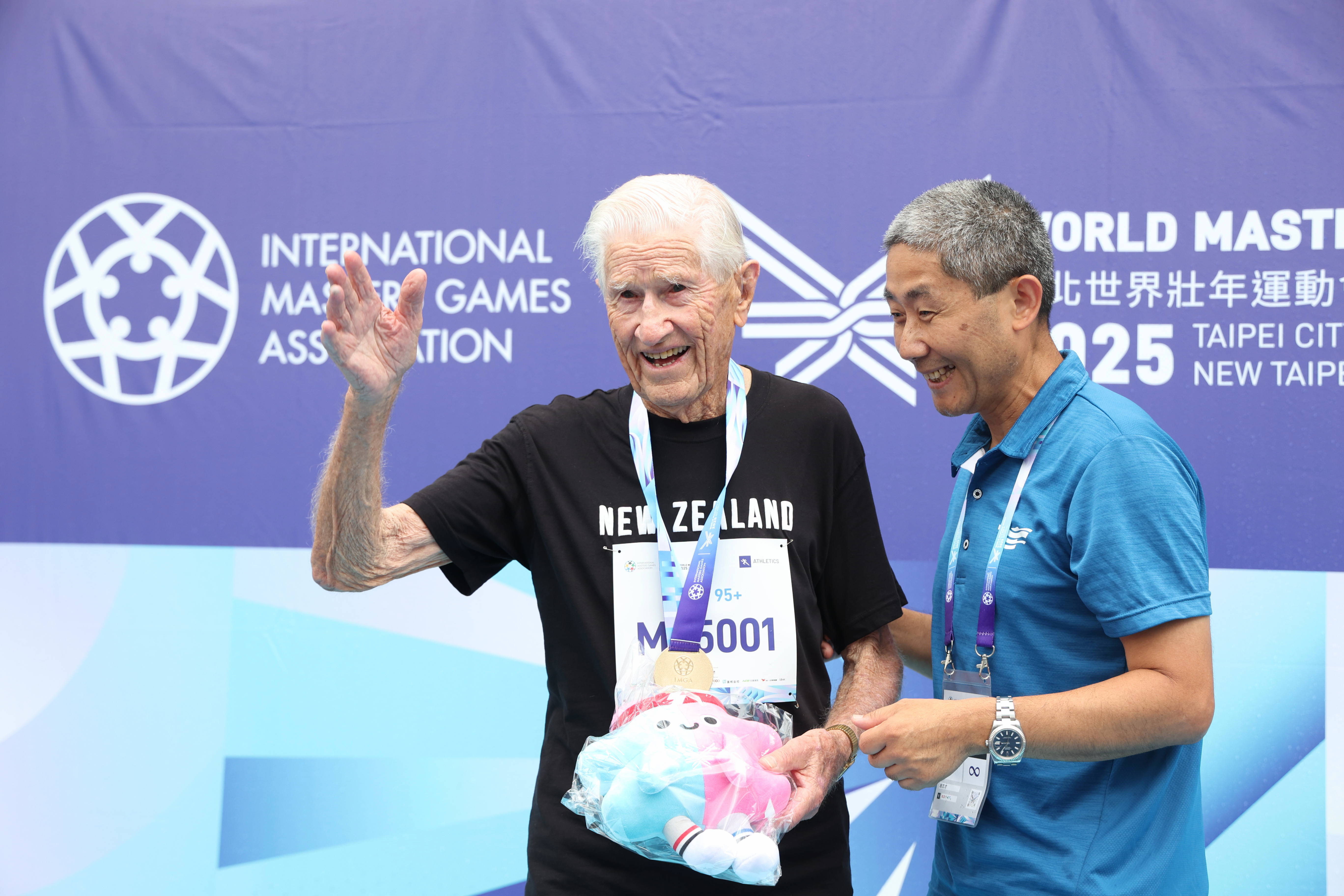 Allan Martin田徑100公尺以29秒整奪金。大會提供