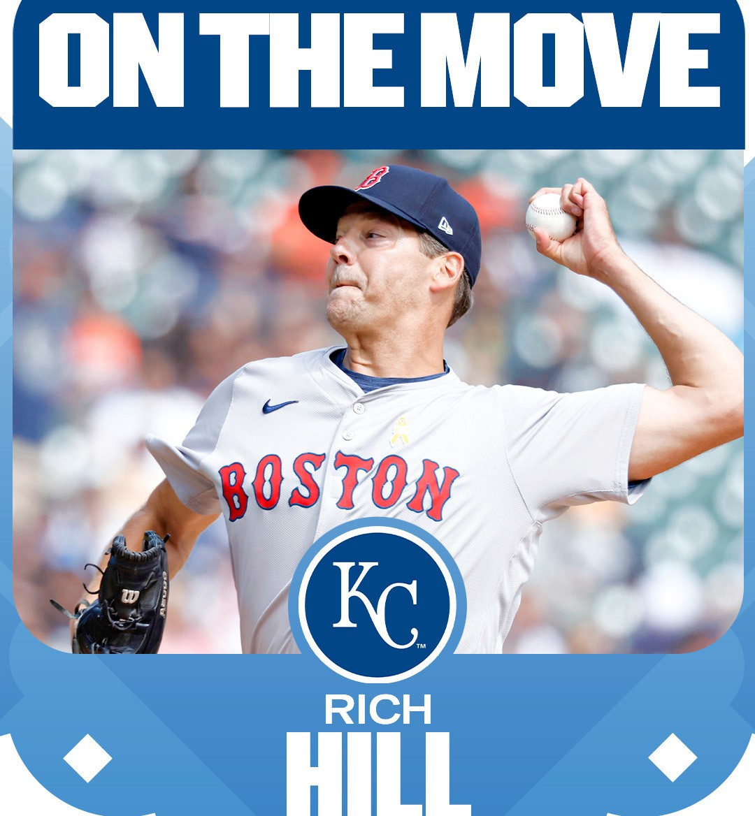 堪薩斯皇家與45歲老將希爾(Rich Hill)簽下一張小聯盟合約。摘自MLB推特