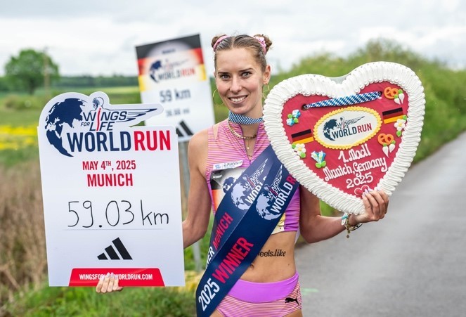 國選手 Esther Pfeiffer 則以59.03公里贏得女子組冠軍。紅牛提供