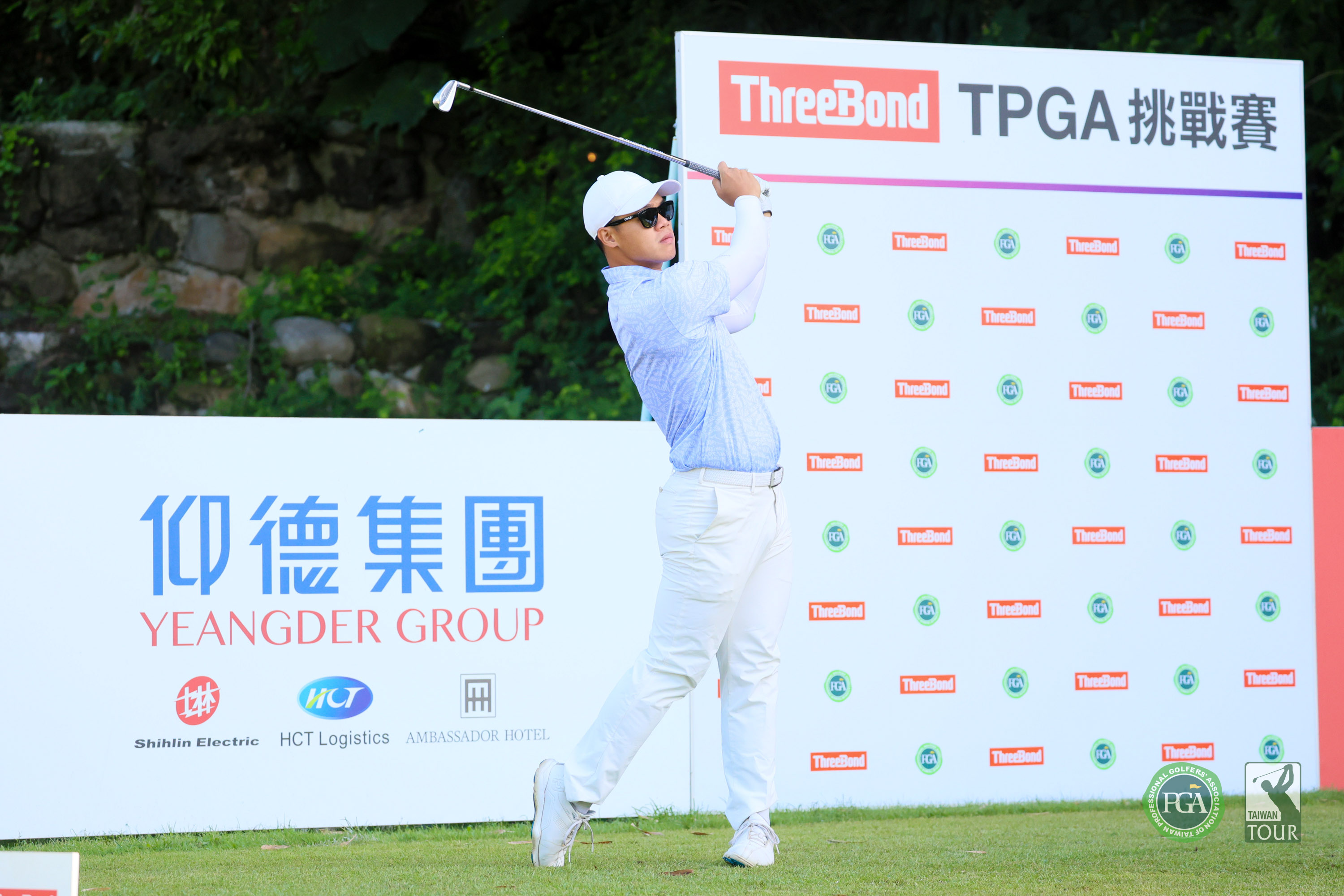 上一場剛奪冠的李睿紳第一回合以70桿-2暫並列第四。Tpga／林聖凱攝影