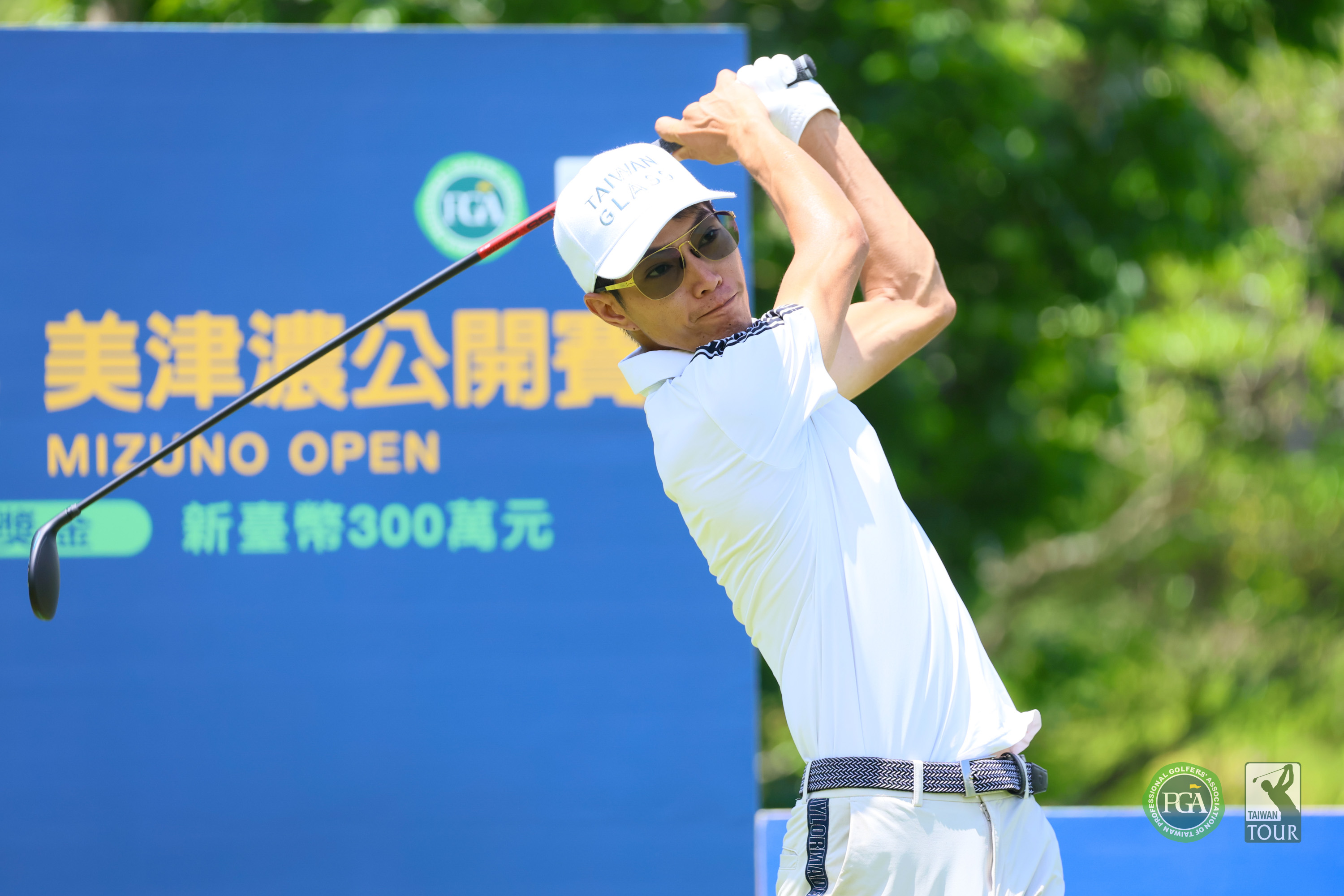 張緯綸三回合成績196桿-20單獨領先。Tpga/林聖凱攝影