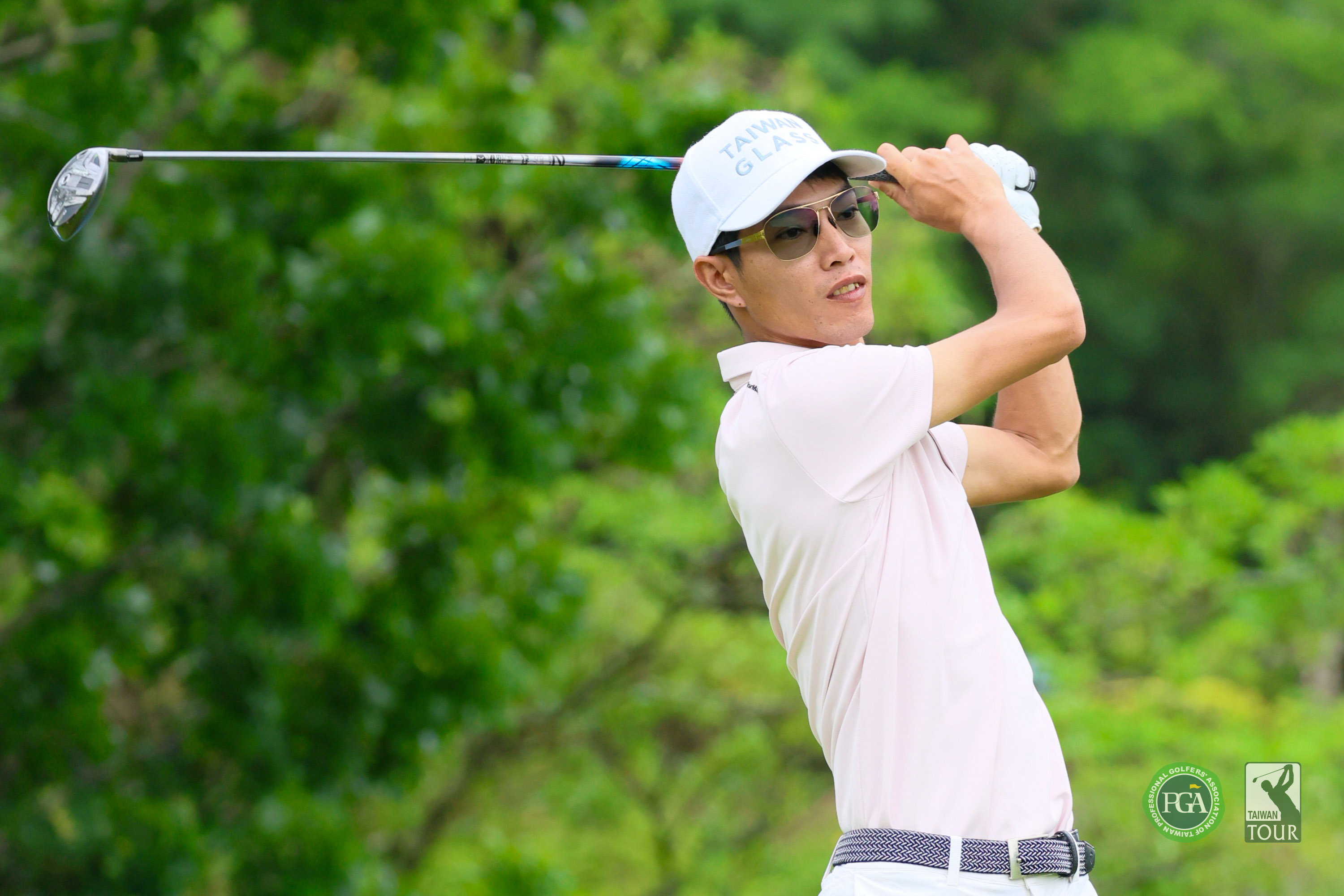 張緯綸打出63桿-9成績單獨領先。Tpga/林聖凱攝