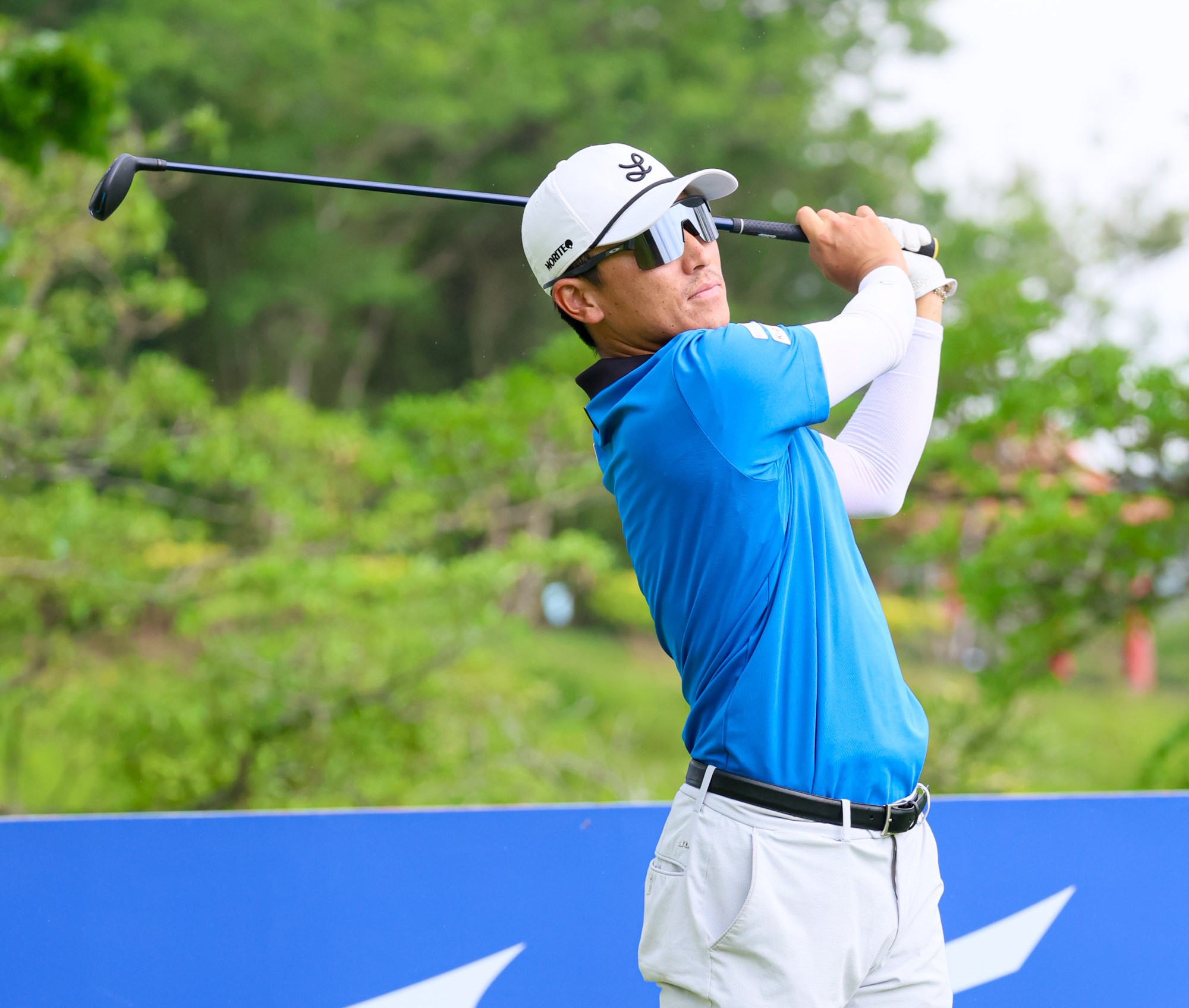 日本選手梶村夕貴以兩回合134桿-10暫居第三。Tpga／林聖凱攝影
