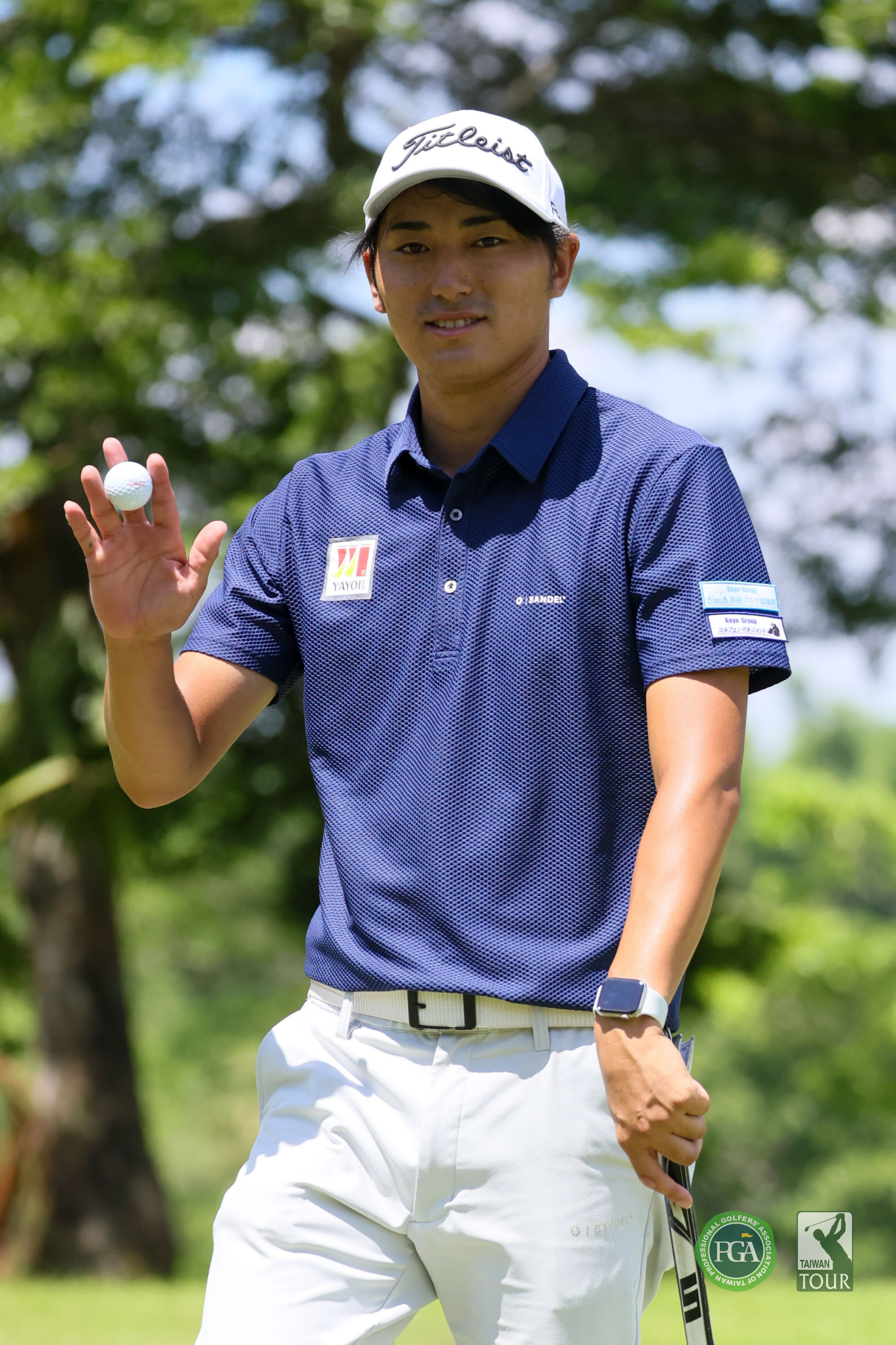 日本選手石塚祥利以三回合總桿203桿-13暫並列第三。Tpga／林聖凱攝影