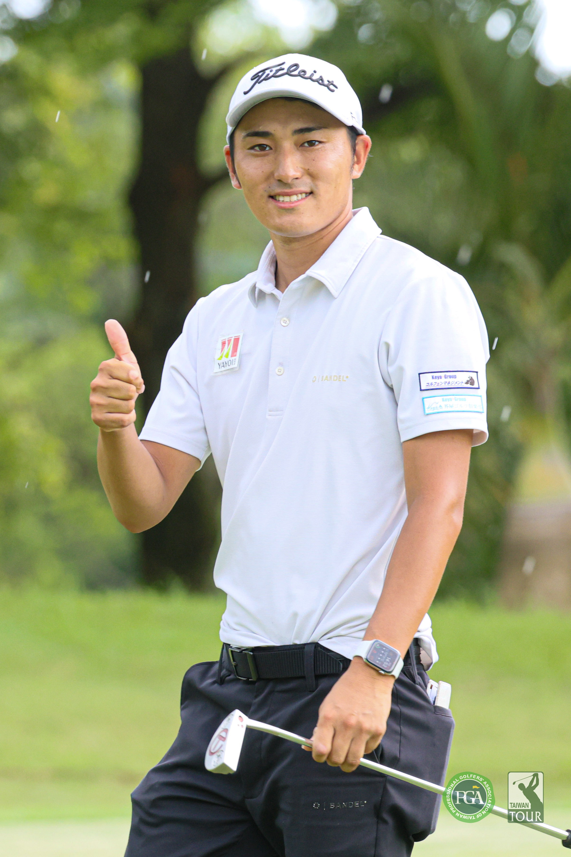 日本選手石塚祥利以兩回合135桿-9暫並列第三。Tpga／林聖凱攝影 