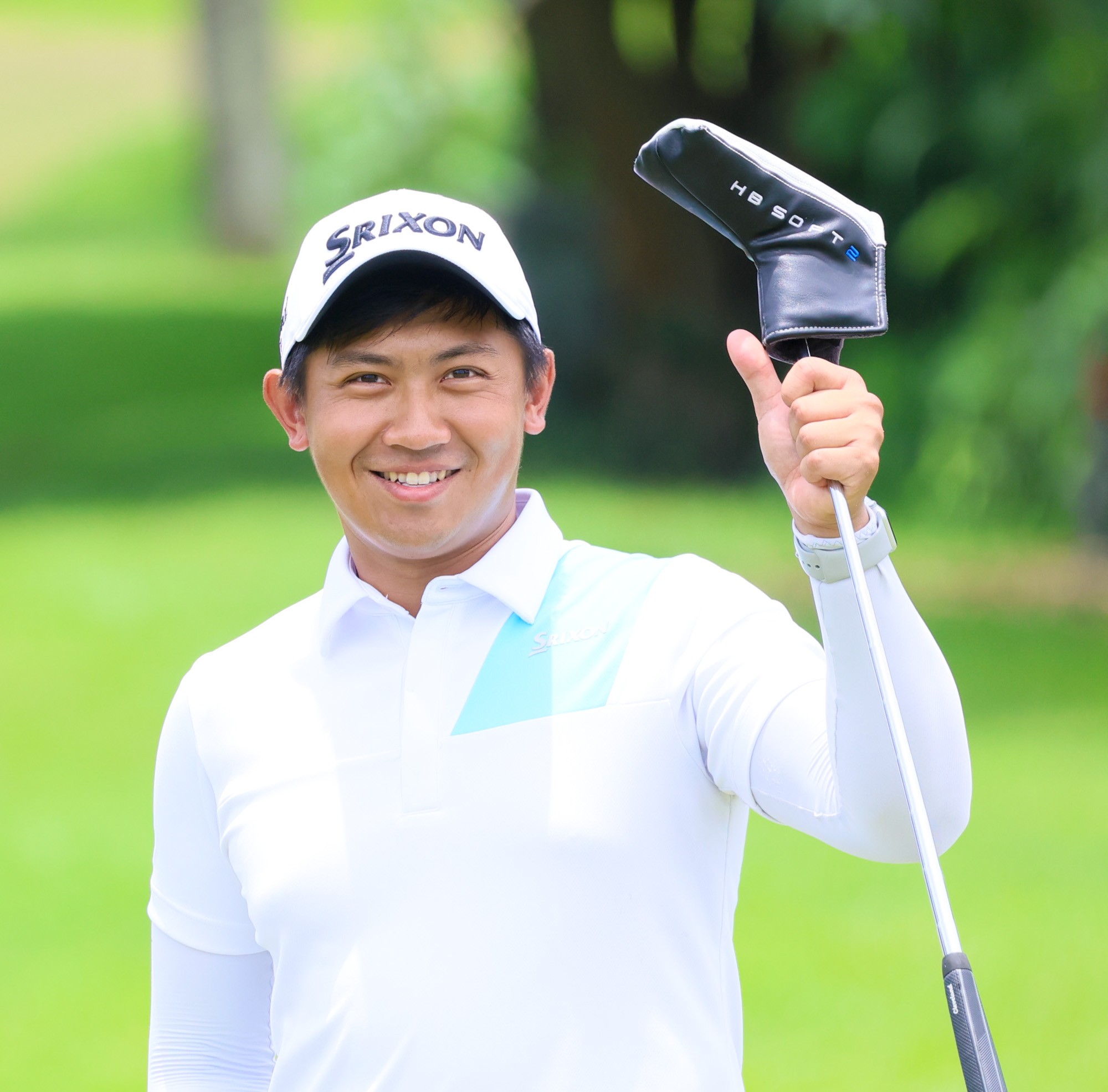 曾子軒第一回合以68桿-4暫居第二。Tpga／林聖凱攝影 