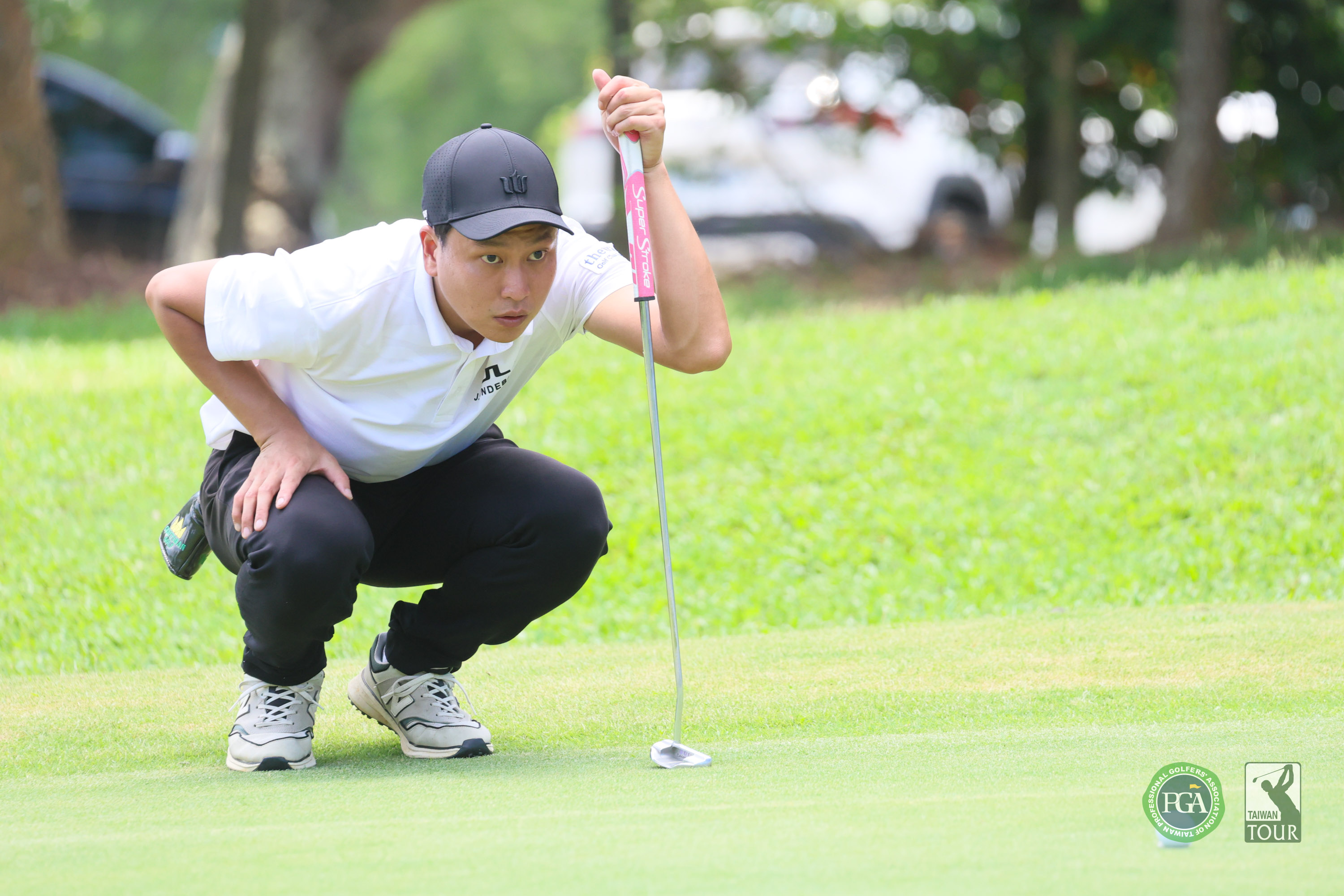 李愷睿首回合打出69桿-3暫居第一。Tpga/林聖凱攝影