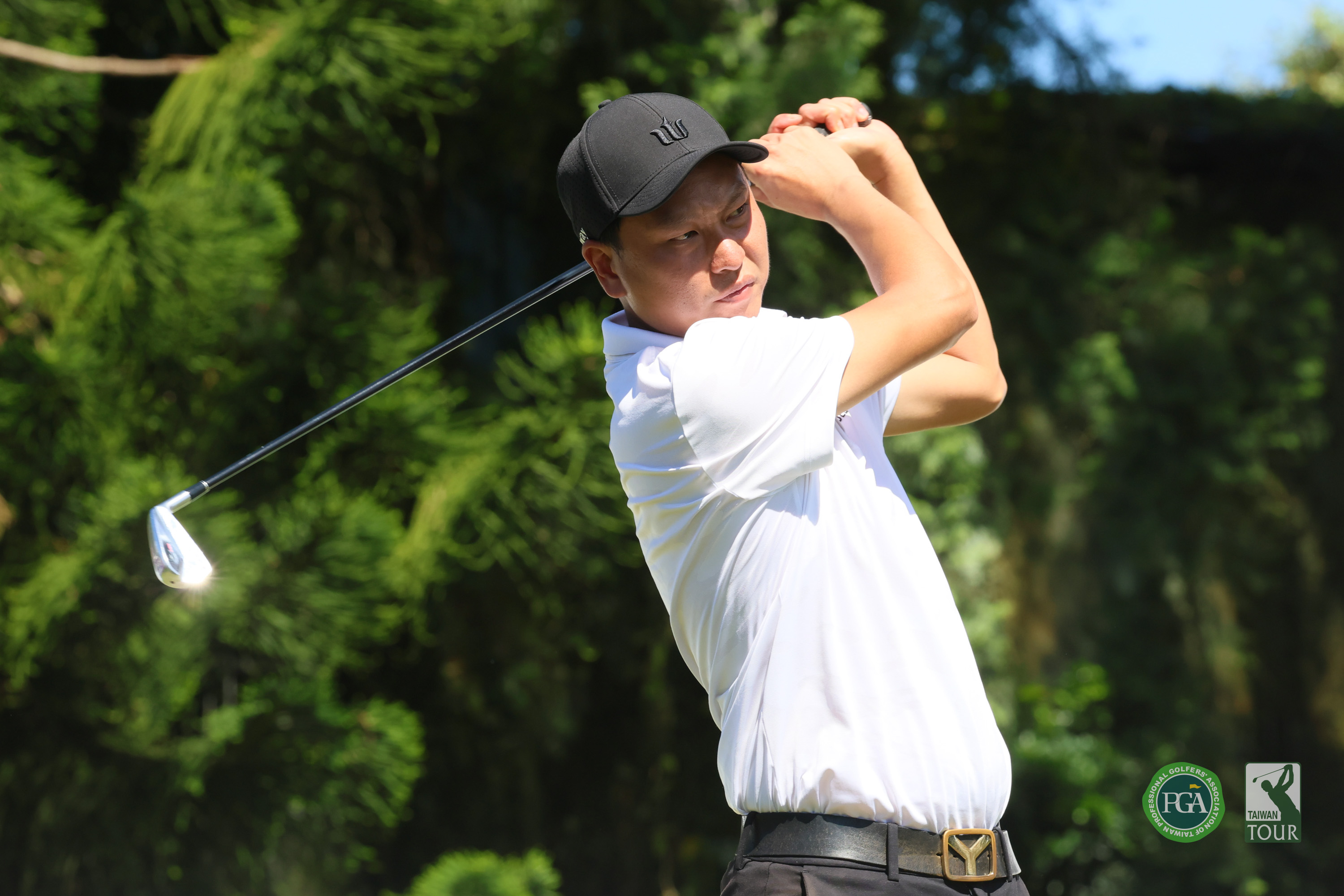 李愷睿首回合打出69桿-3暫居第一。Tpga／林聖凱攝影
