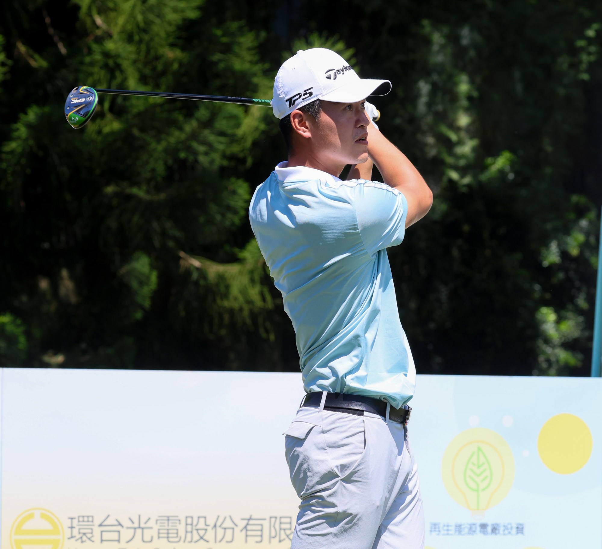林緯以70桿-2暫並列第二。Tpga／林聖凱攝影