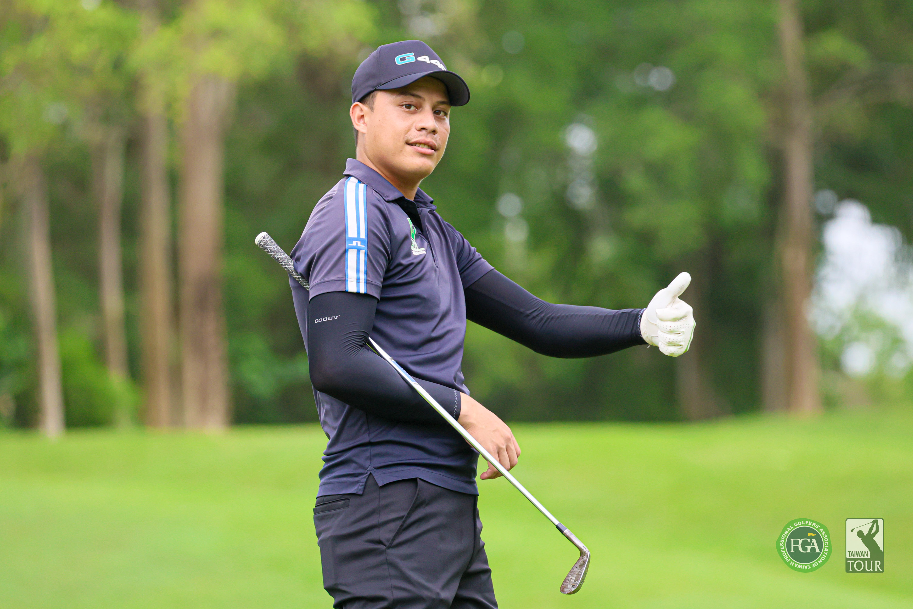 沙比亞特馬克以兩回合136桿-8暫列第五。Tpga／林聖凱攝影 