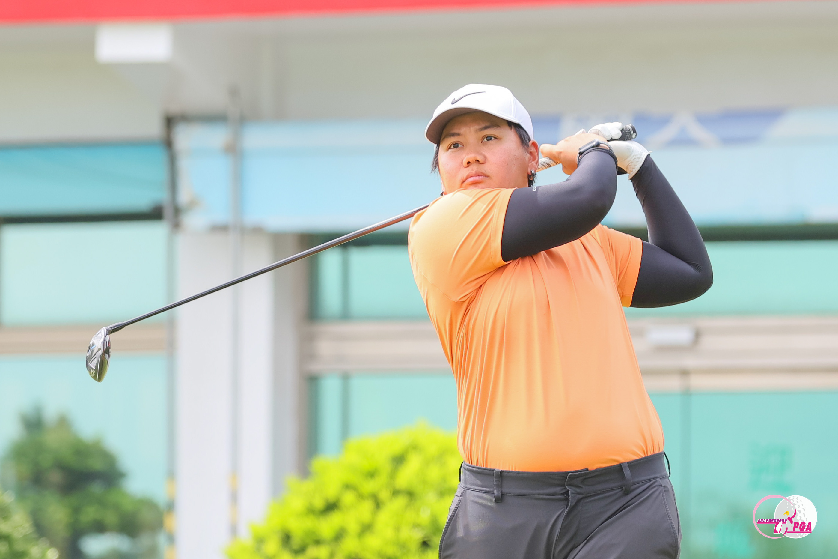 泰國選手雪曼首回合68桿-5並列領先。Tlpga／葉勇宏攝