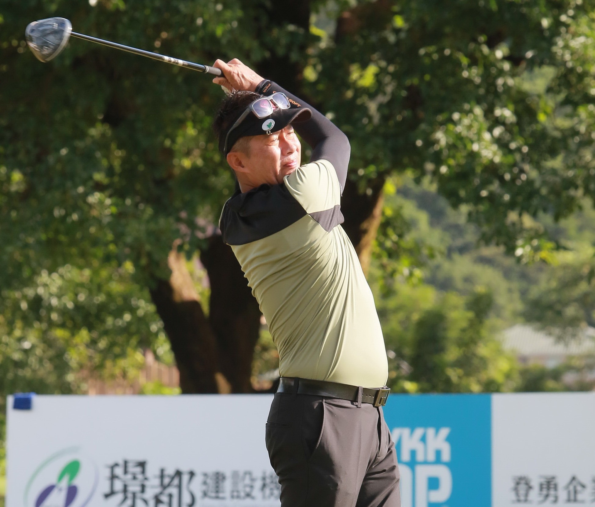 第一回合長春組連騼森65桿暫列第一。鍾豐榮攝影