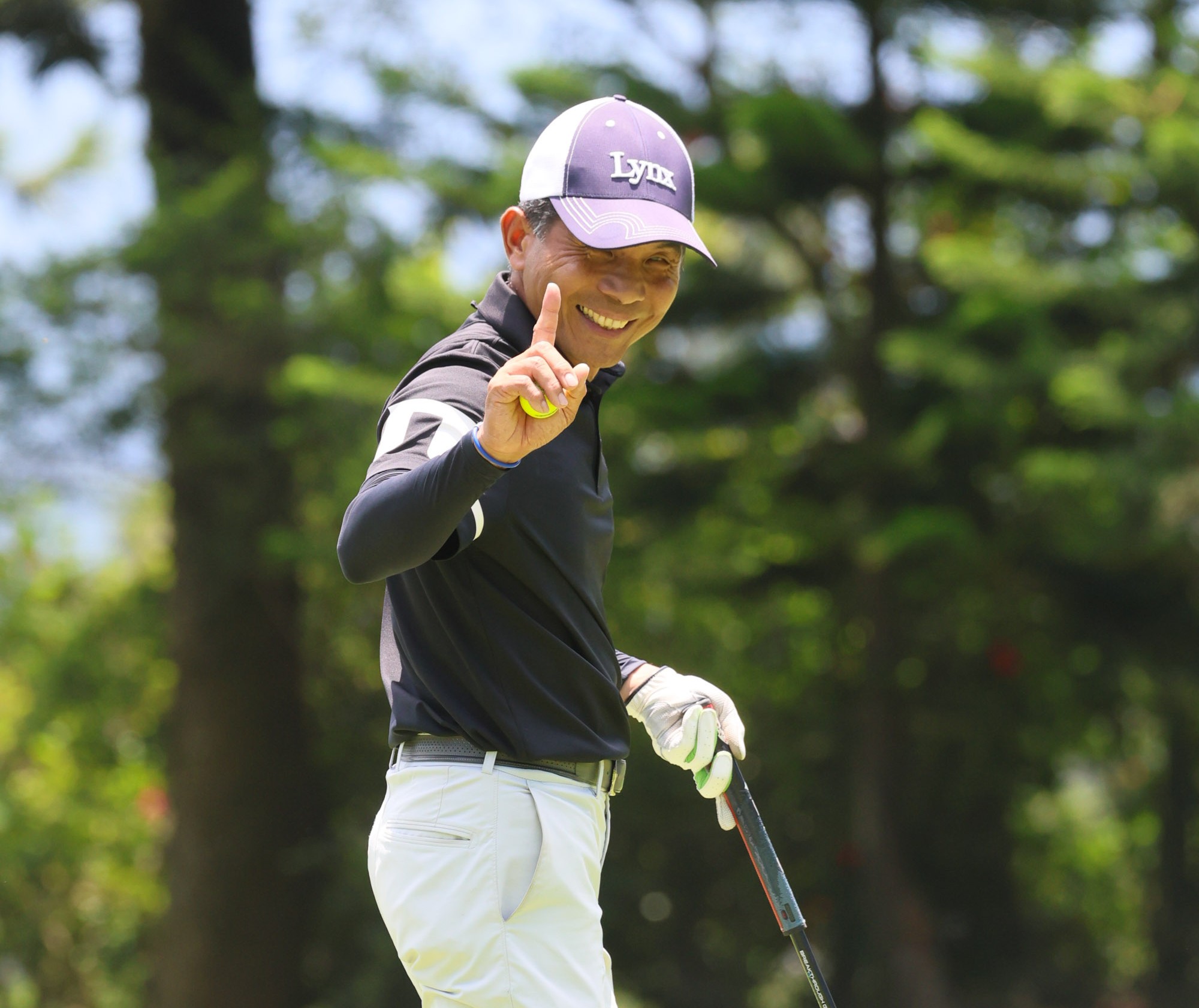 翁永田以70桿-2暫並列第二。Tpga／林聖凱攝影