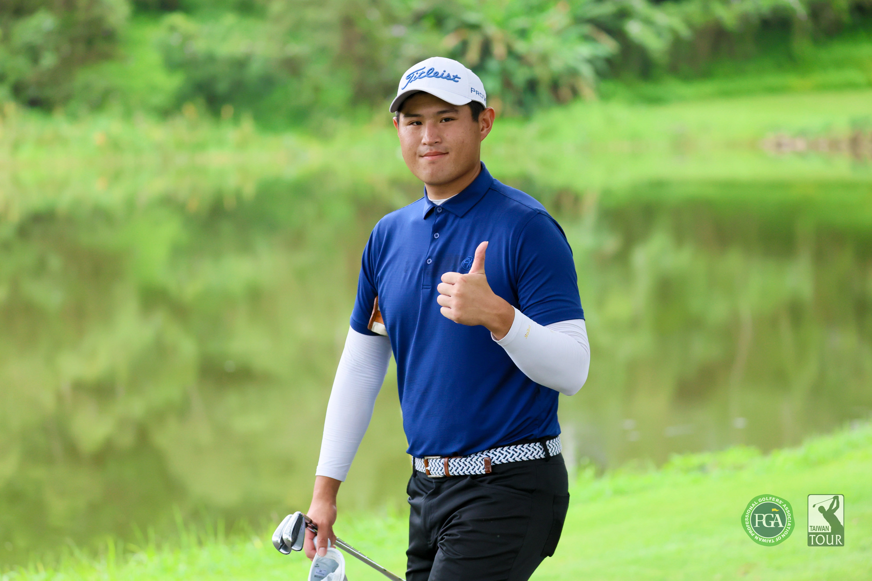 蔡凱任以66桿-6暫並列第二。Tpga／林聖凱攝影