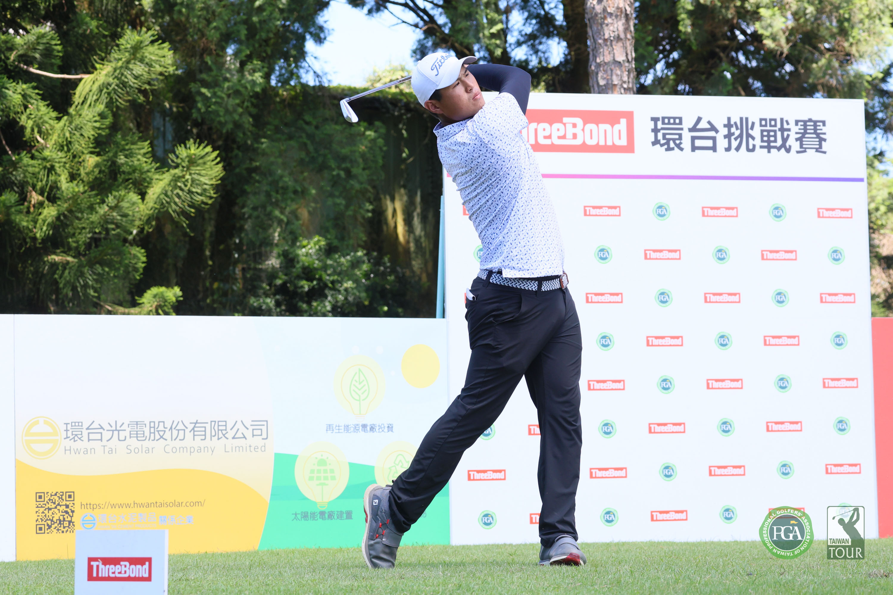 蔡凱任以70桿-2暫並列第二。Tpga／林聖凱攝影