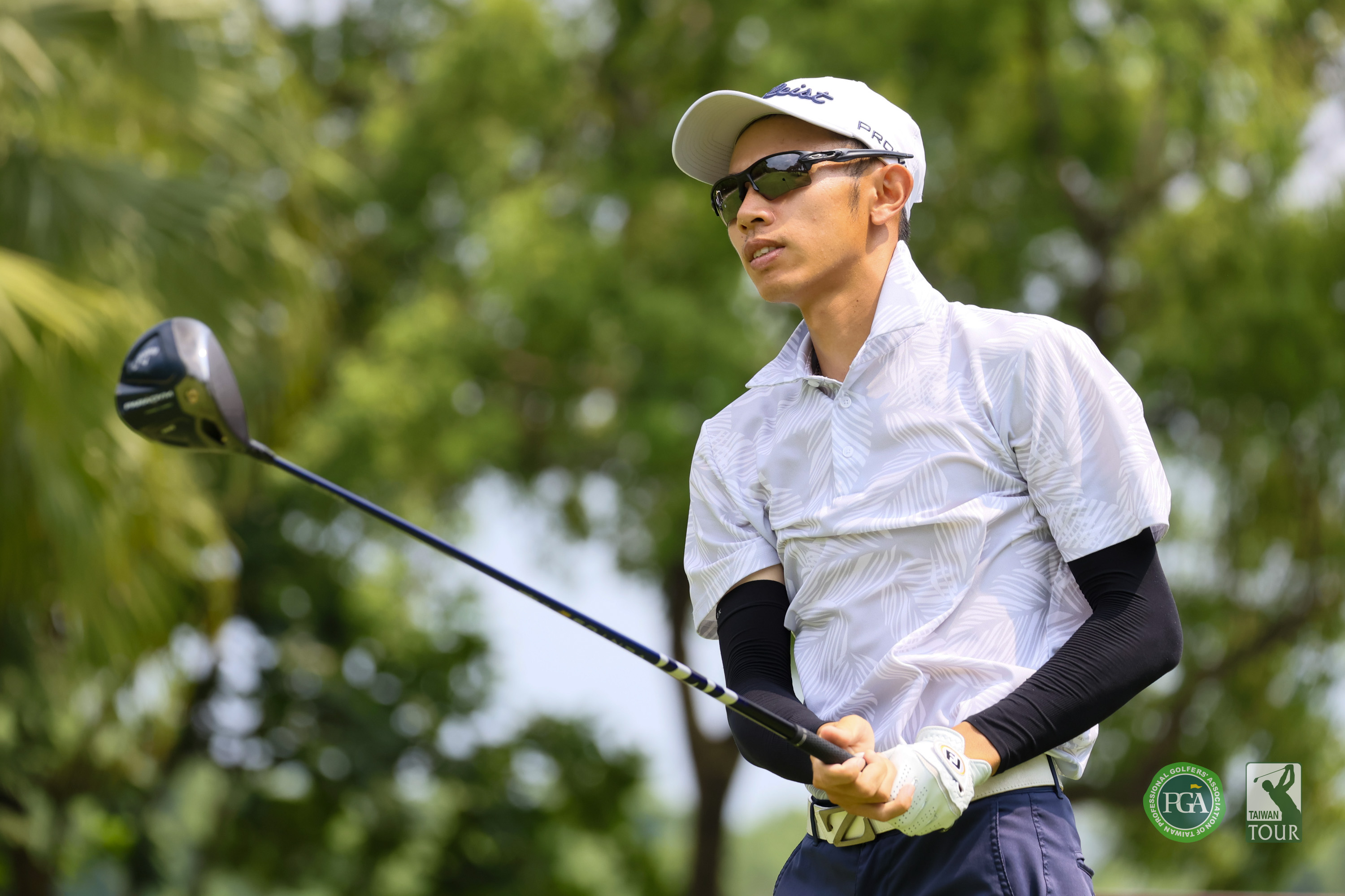 許育誠以兩回合133桿-11暫居第二。Tpga／林聖凱攝影 