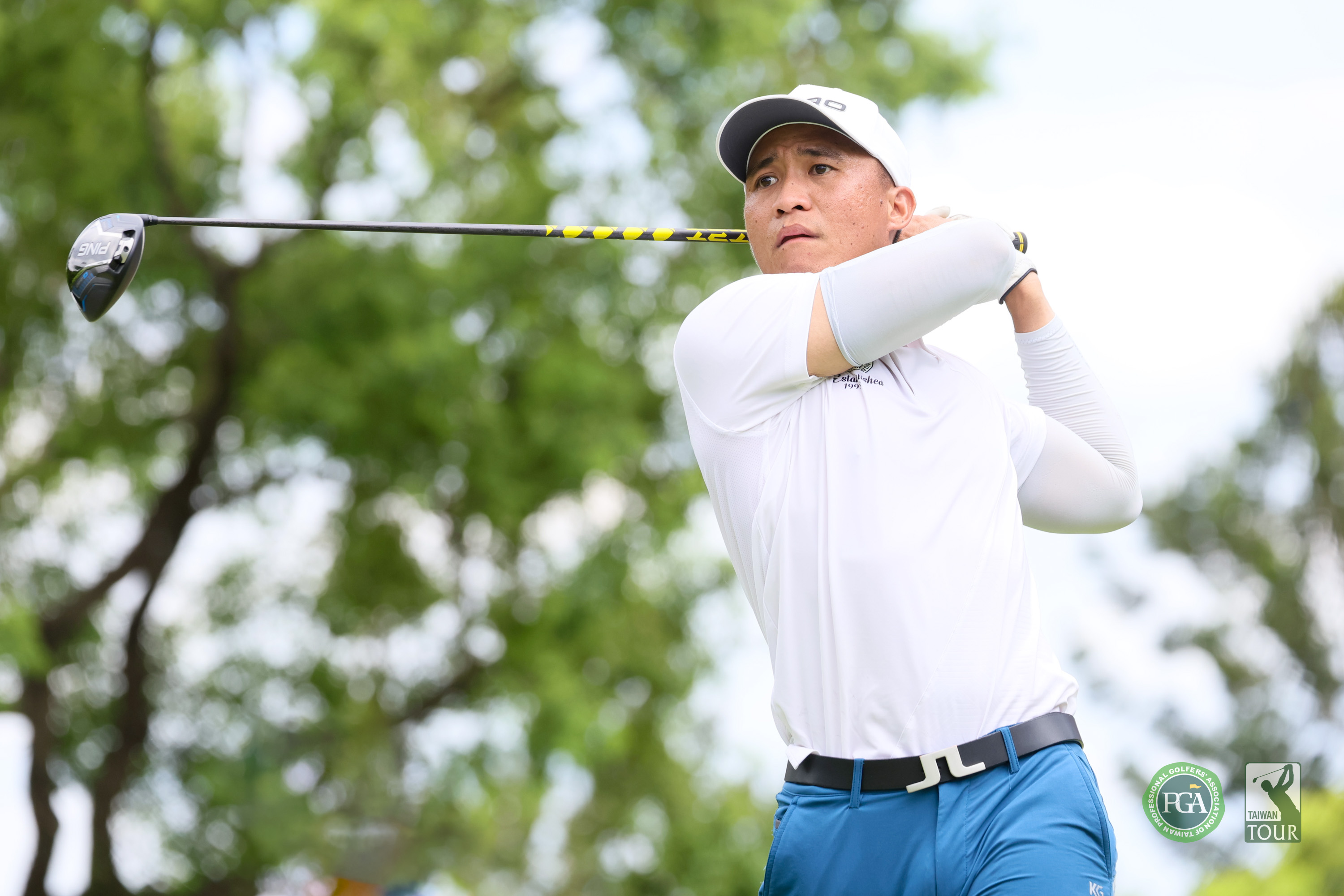 謝繼賢首回合獵1鷹抓6鳥無柏忌以64桿-8暫並列第一。Tpga／林聖凱攝影
