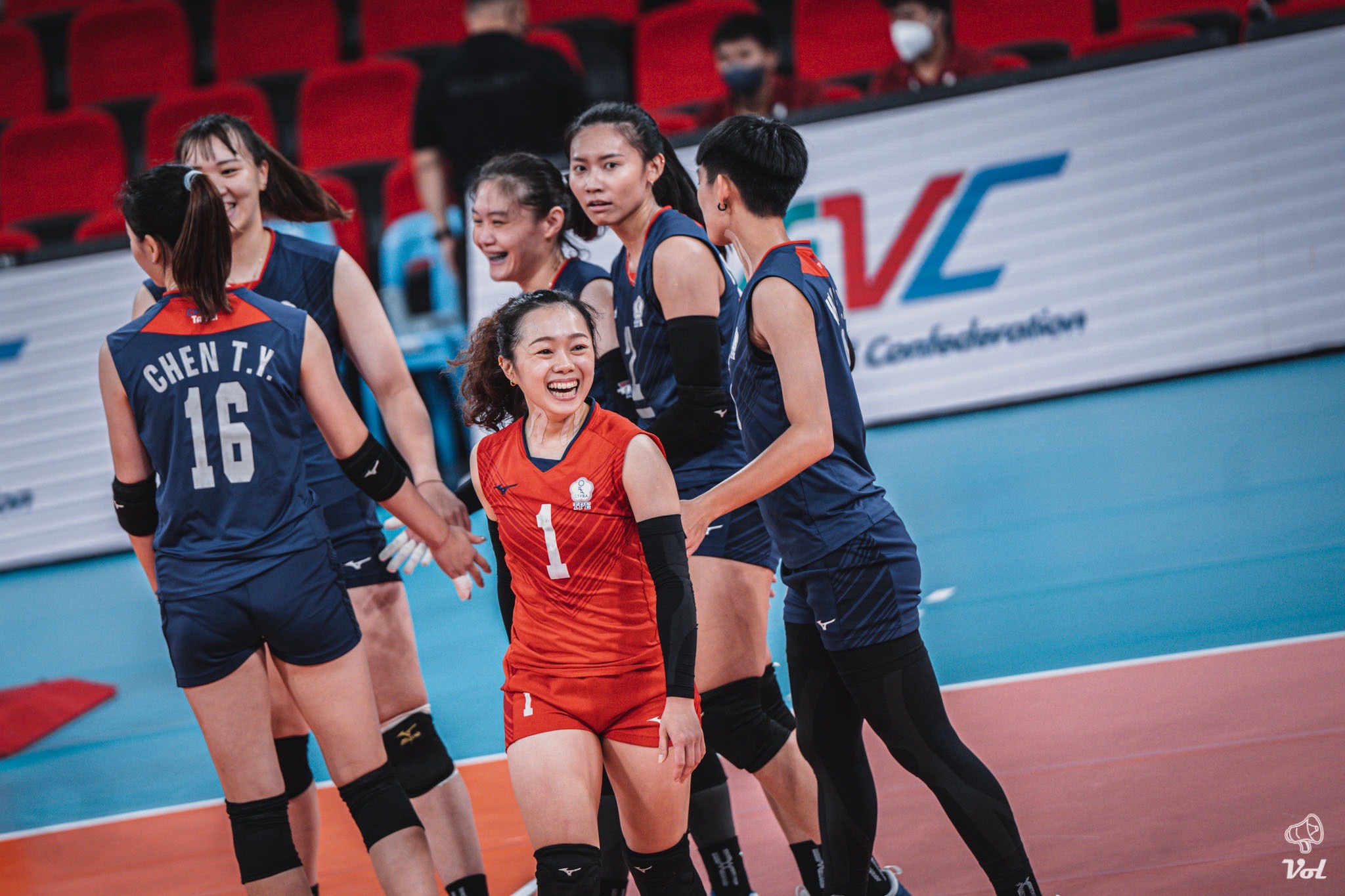 賴湘程多次代表中華女排出征國際賽事。Vol Sports提供