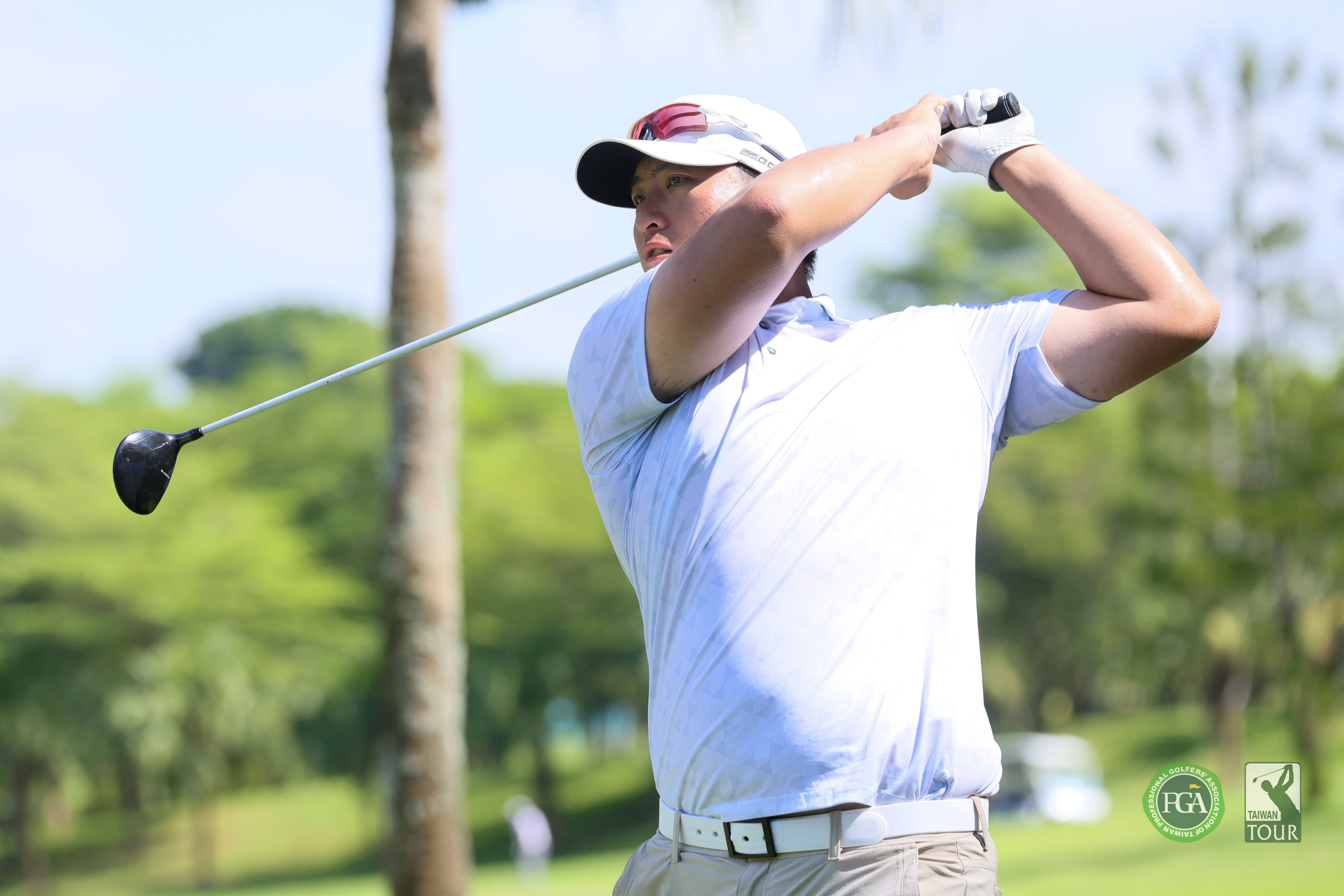 高藤第二回合打出1鷹6鳥64桿成績以兩回合132桿-12單獨領先。Tpga／林聖凱攝影
